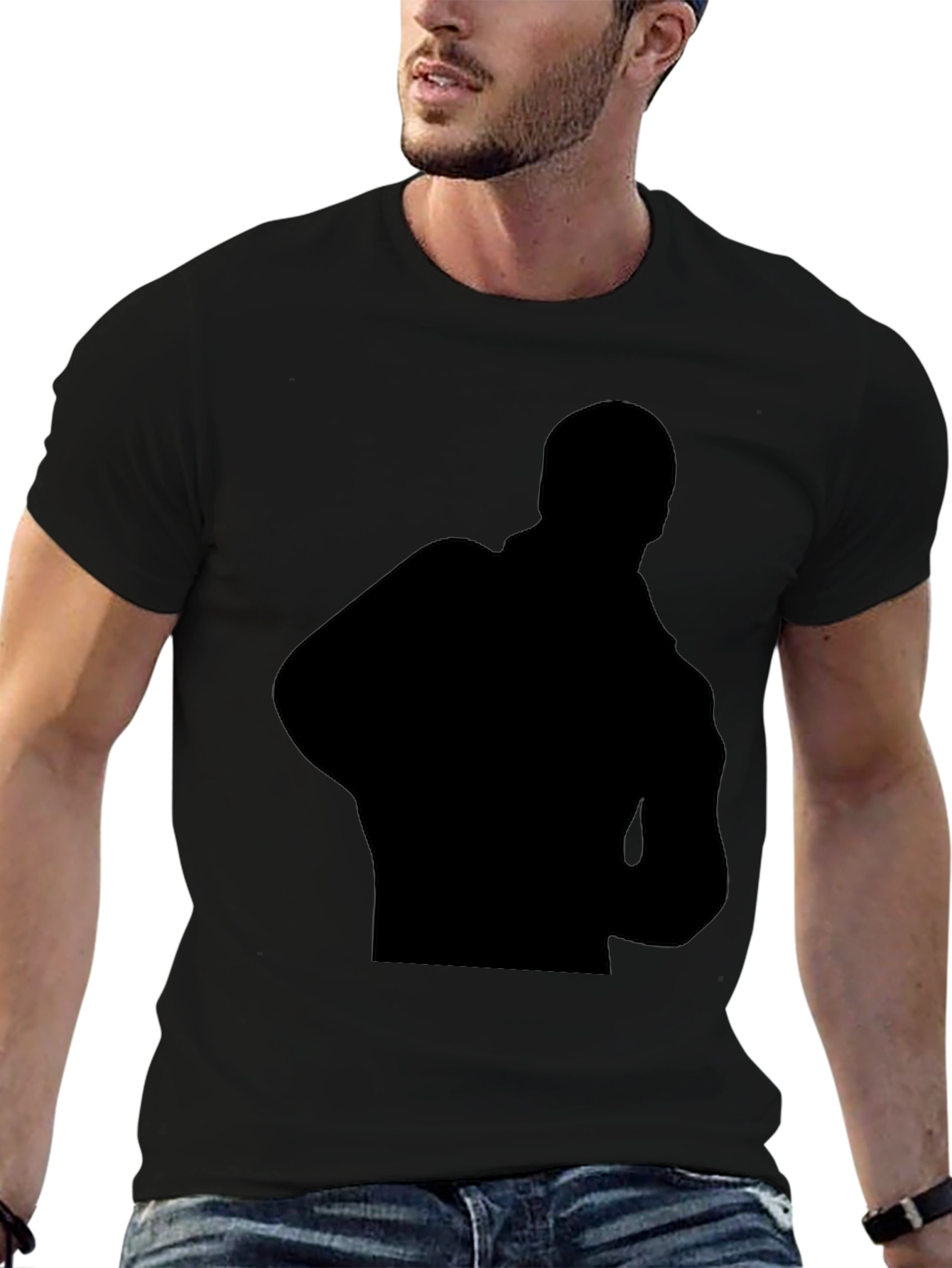 Mens Graphic Black T-Shirt