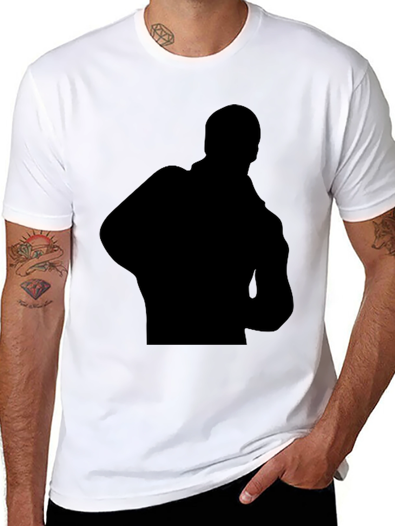 Mens Graphic Black T-Shirt