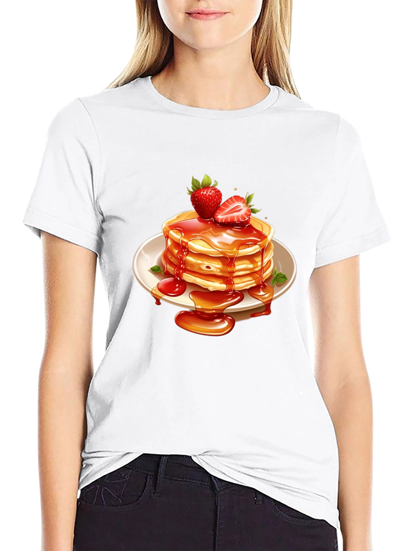 Pancake Lover T-Shirt - Sweet Breakfast Design
