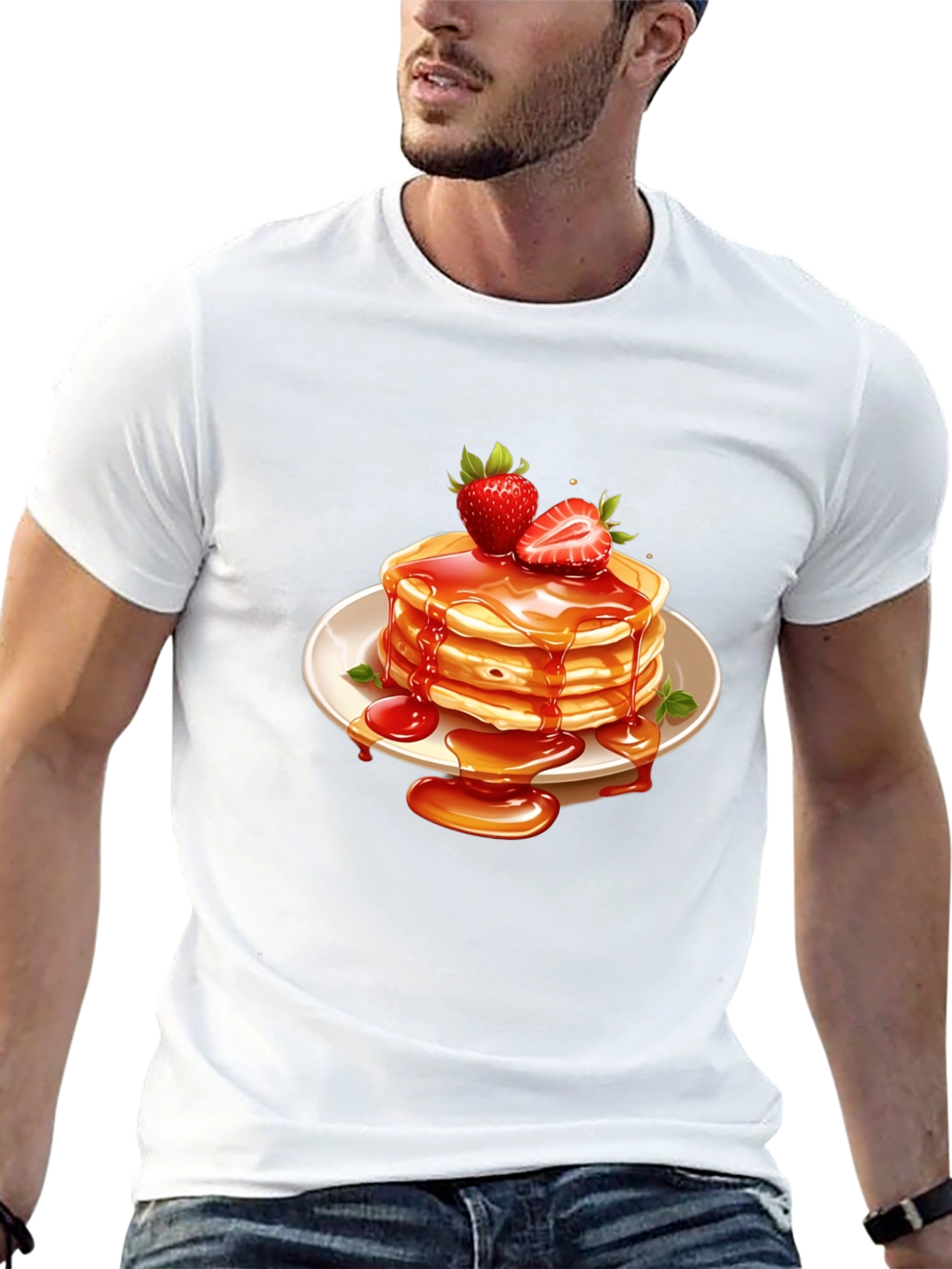 Pancake Lover T-Shirt - Sweet Breakfast Design