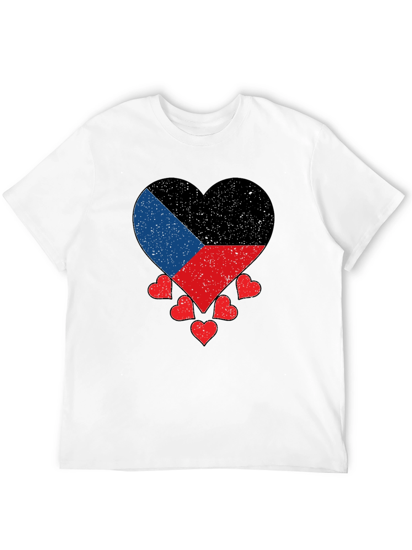 Donetsk Flag Heart T-Shirt Patriotic Ukraine Pride