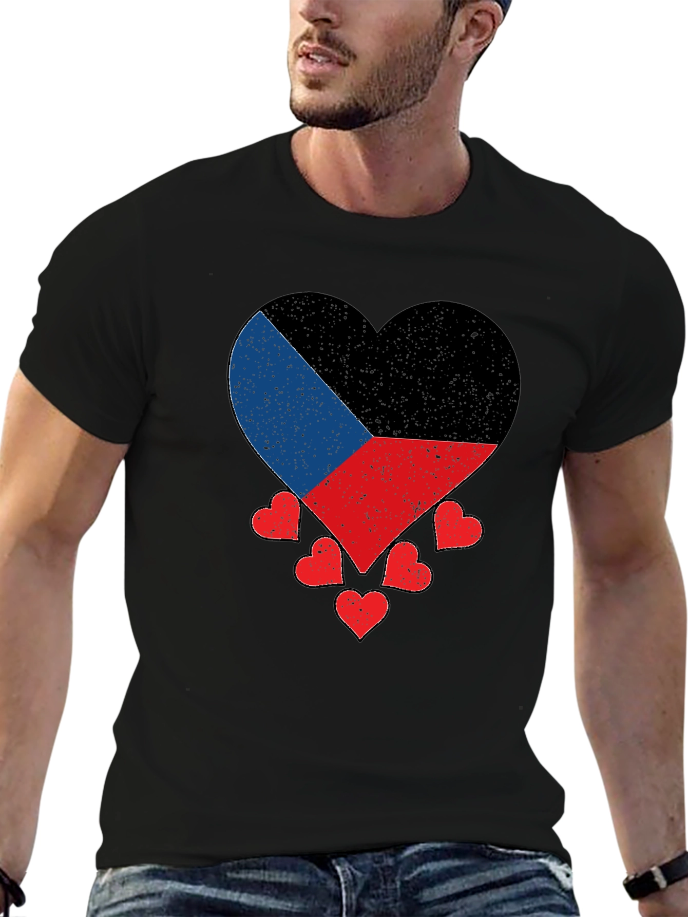 Donetsk Flag Heart T-Shirt Patriotic Ukraine Pride