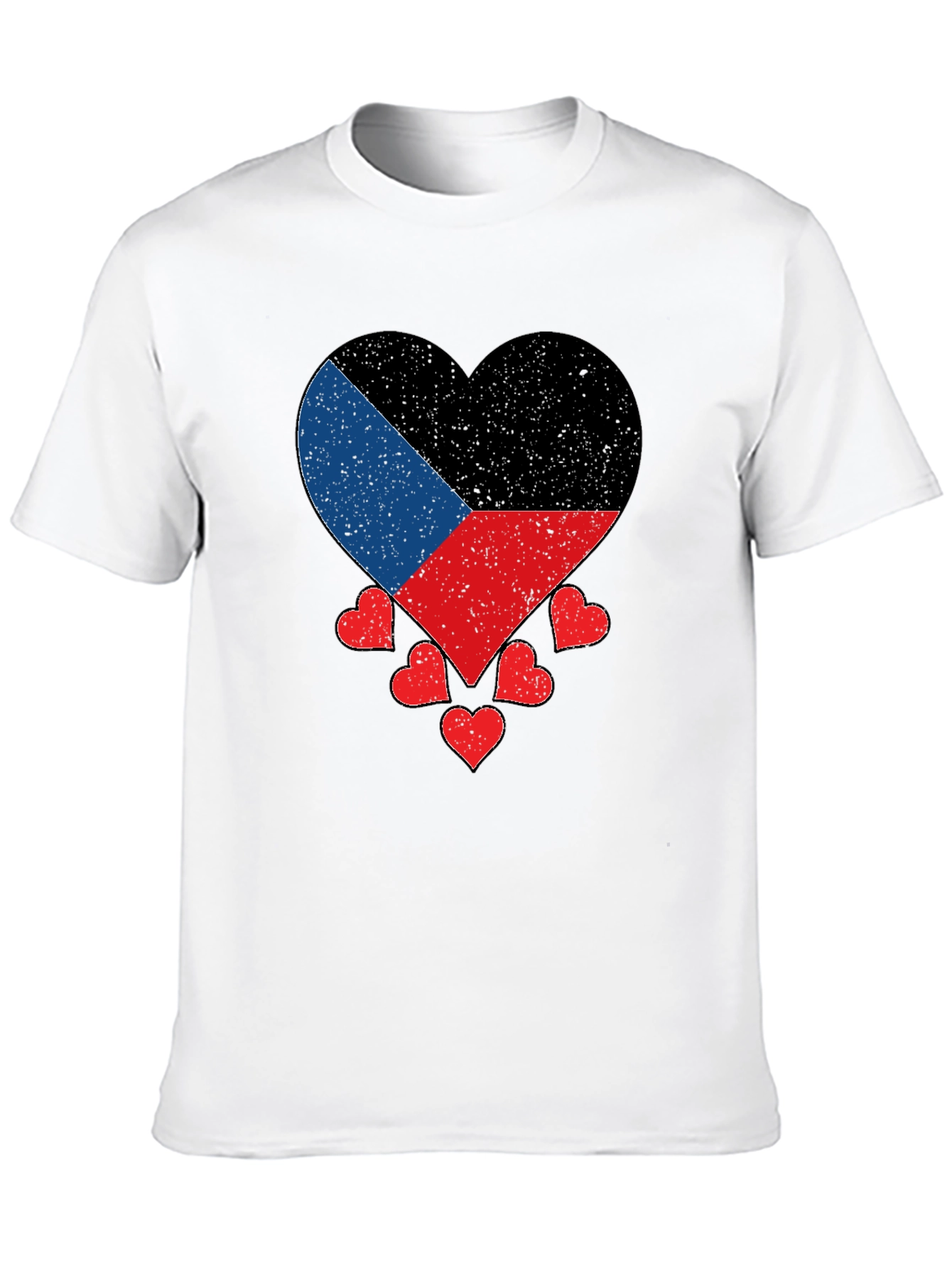 Donetsk Flag Heart T-Shirt Patriotic Ukraine Pride