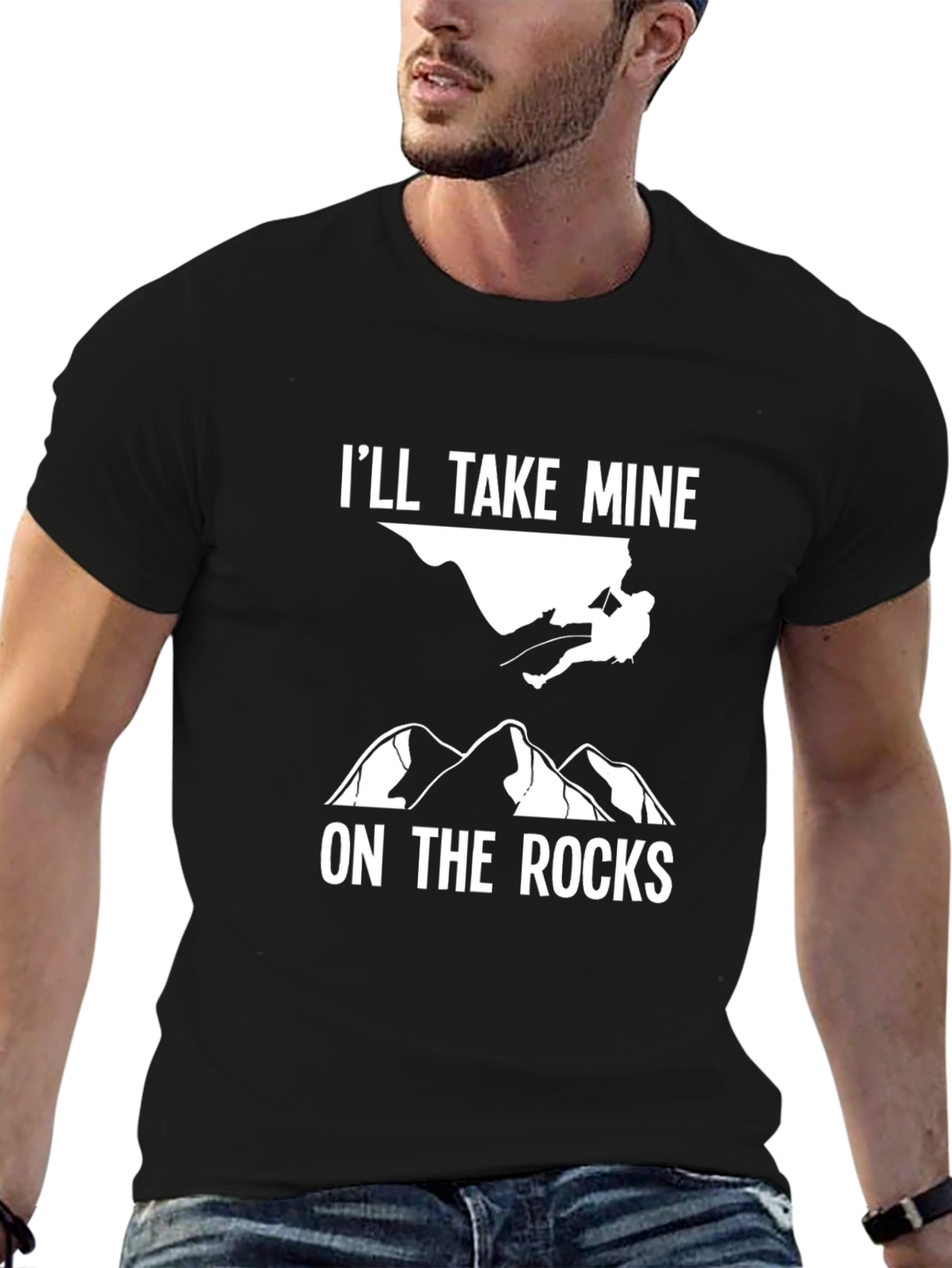 Ill Take Mine On The Rocks Graphic Tee