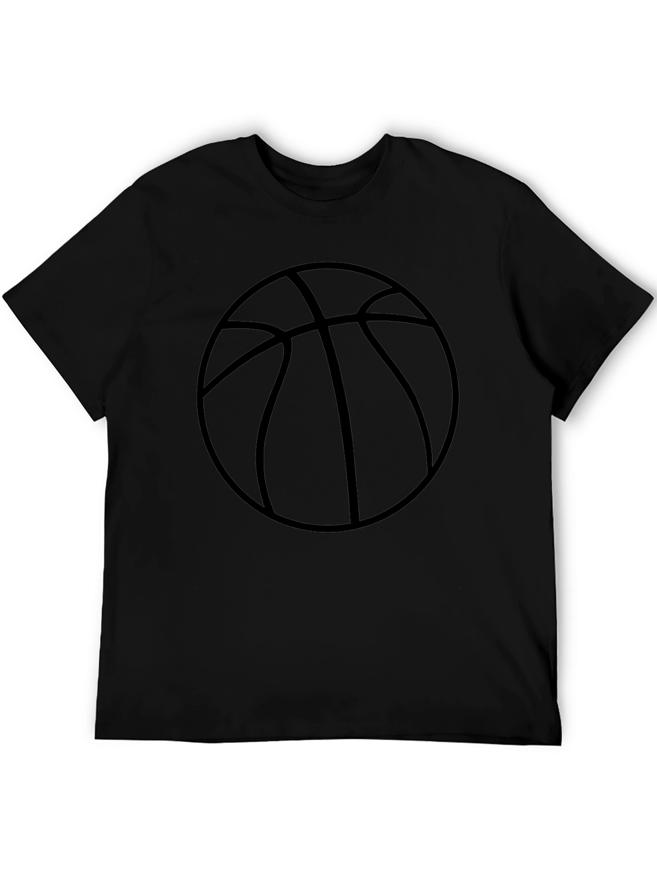 Basketball Graphic Black T-Shirt