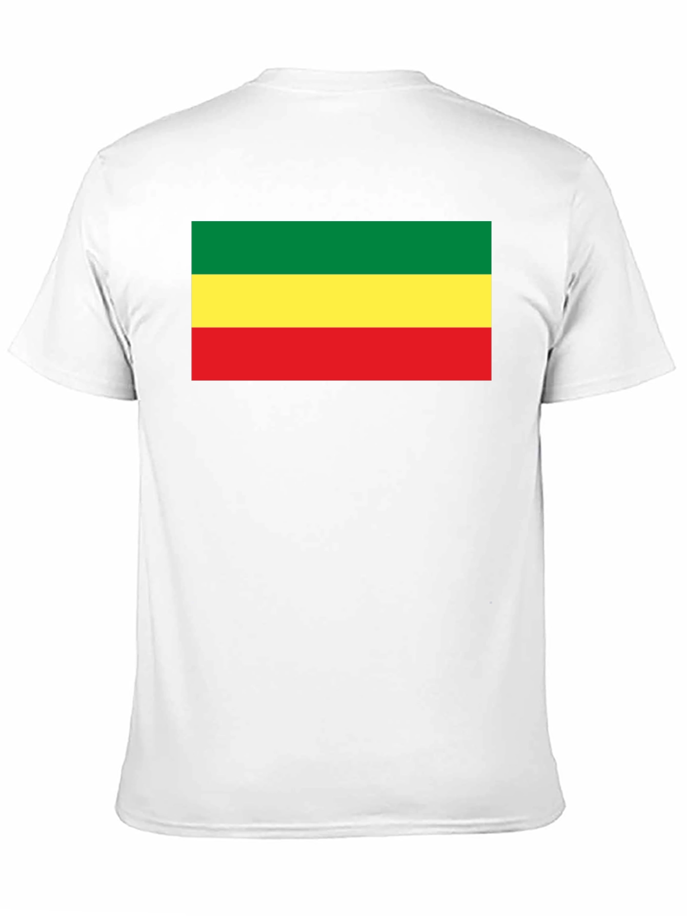 Rasta Flag T-Shirt - Black Cotton Tee