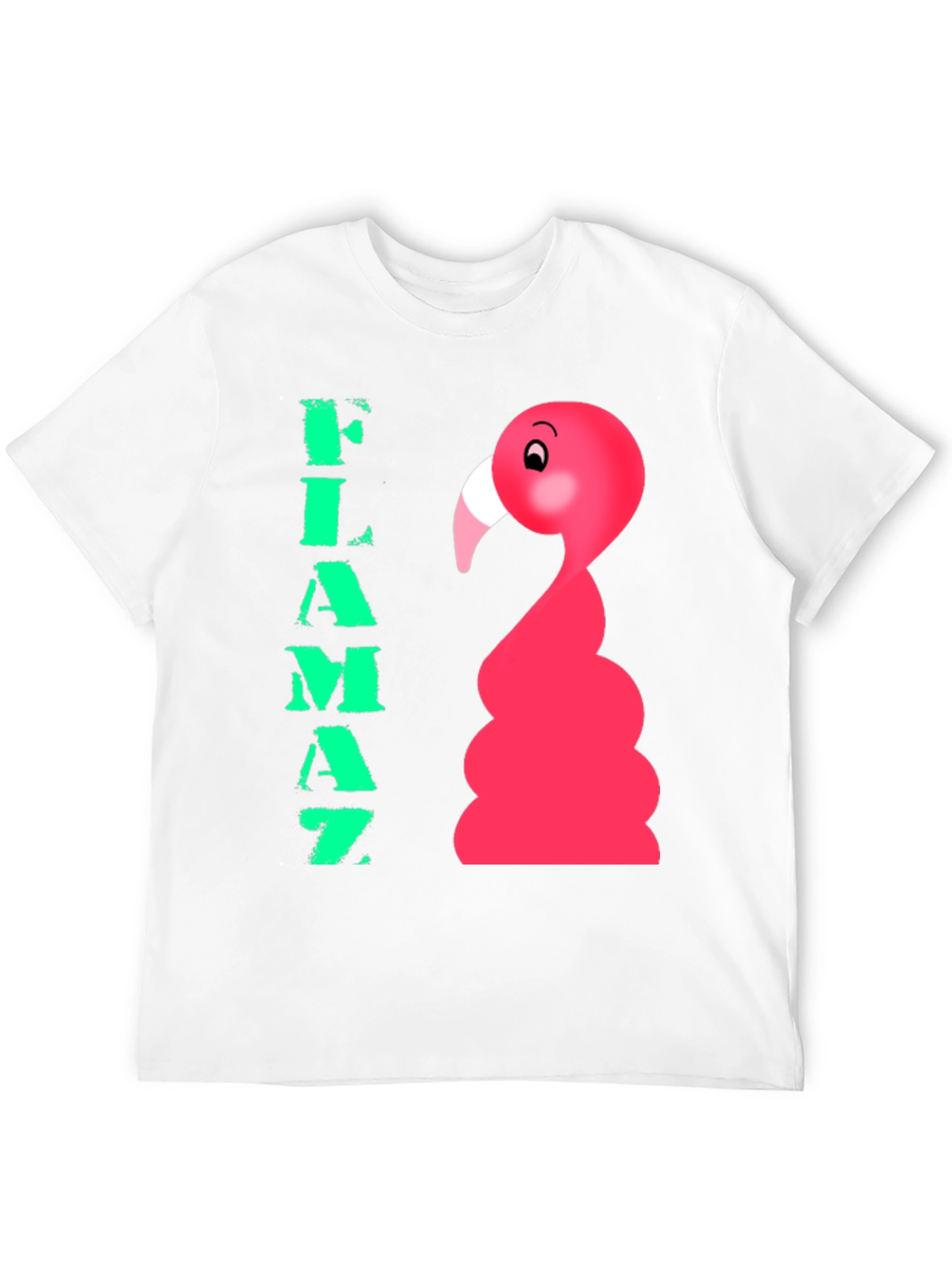 Flamaz Flamingo Graphic Tee - Black