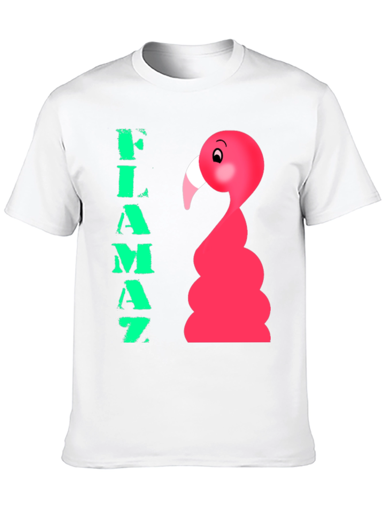 Flamaz Flamingo Graphic Tee - Black