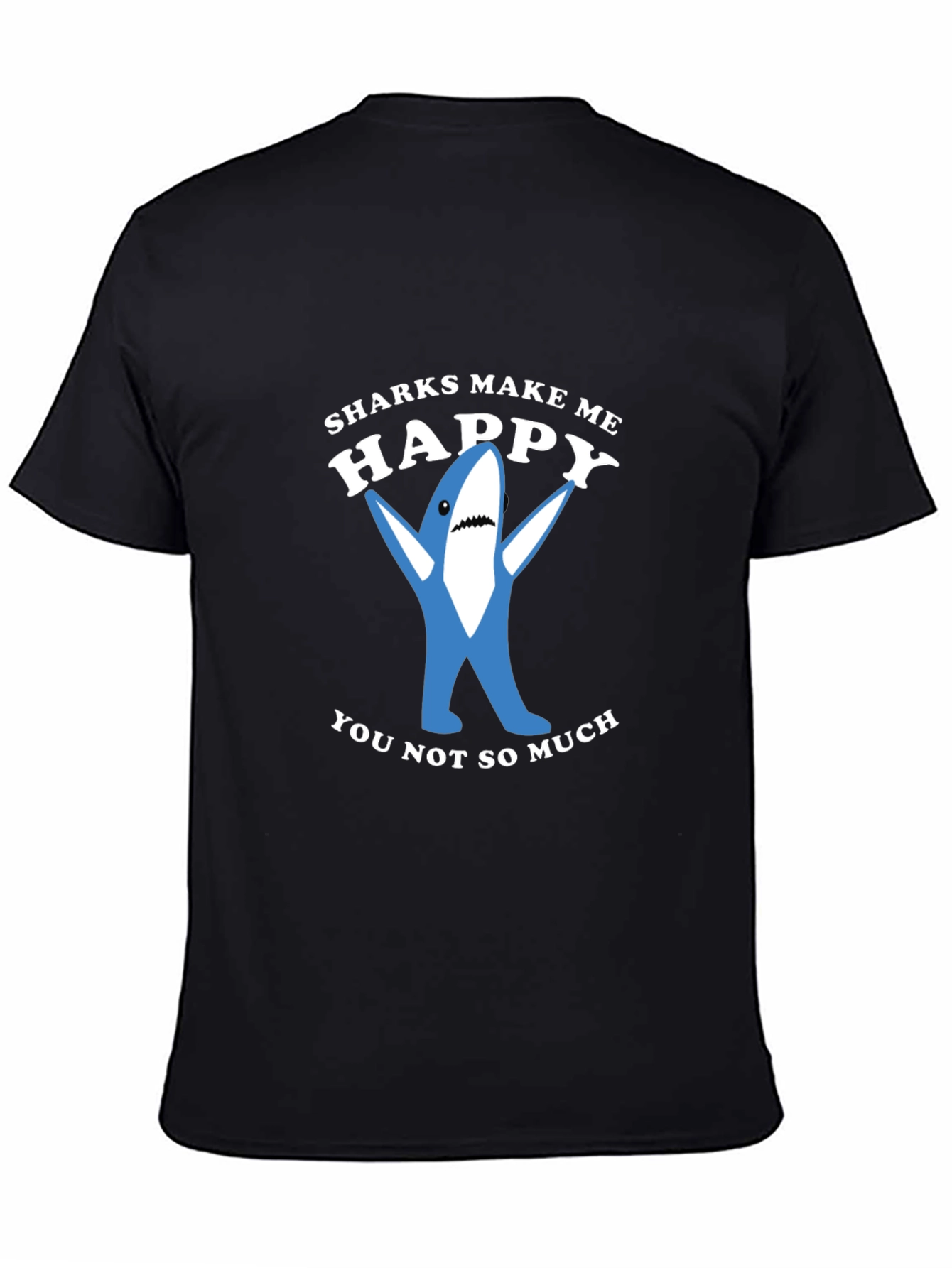 Sharks Make Me Happy Graphic Tee