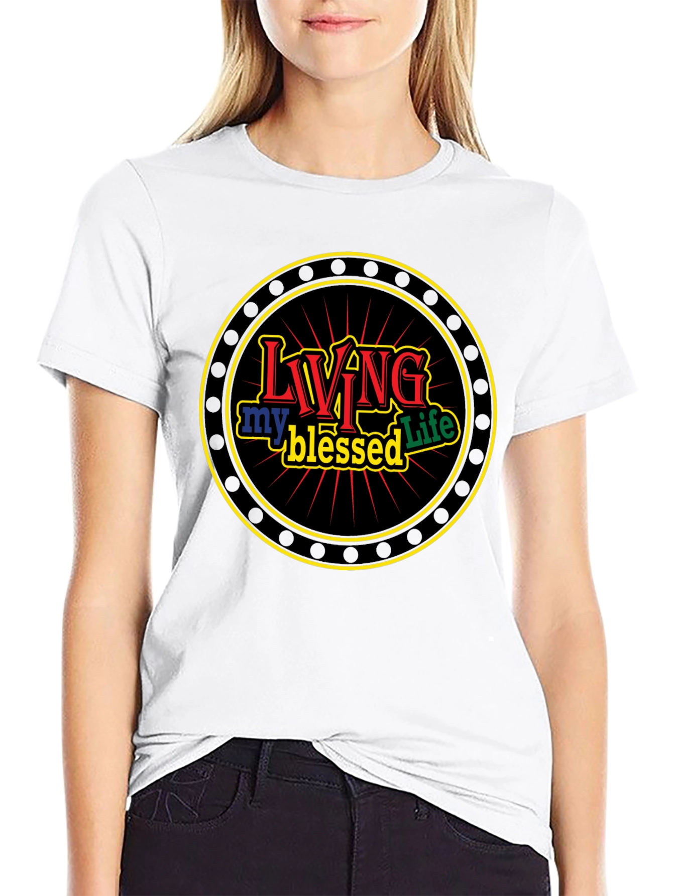 Living My Blessed Life Graphic T-Shirt