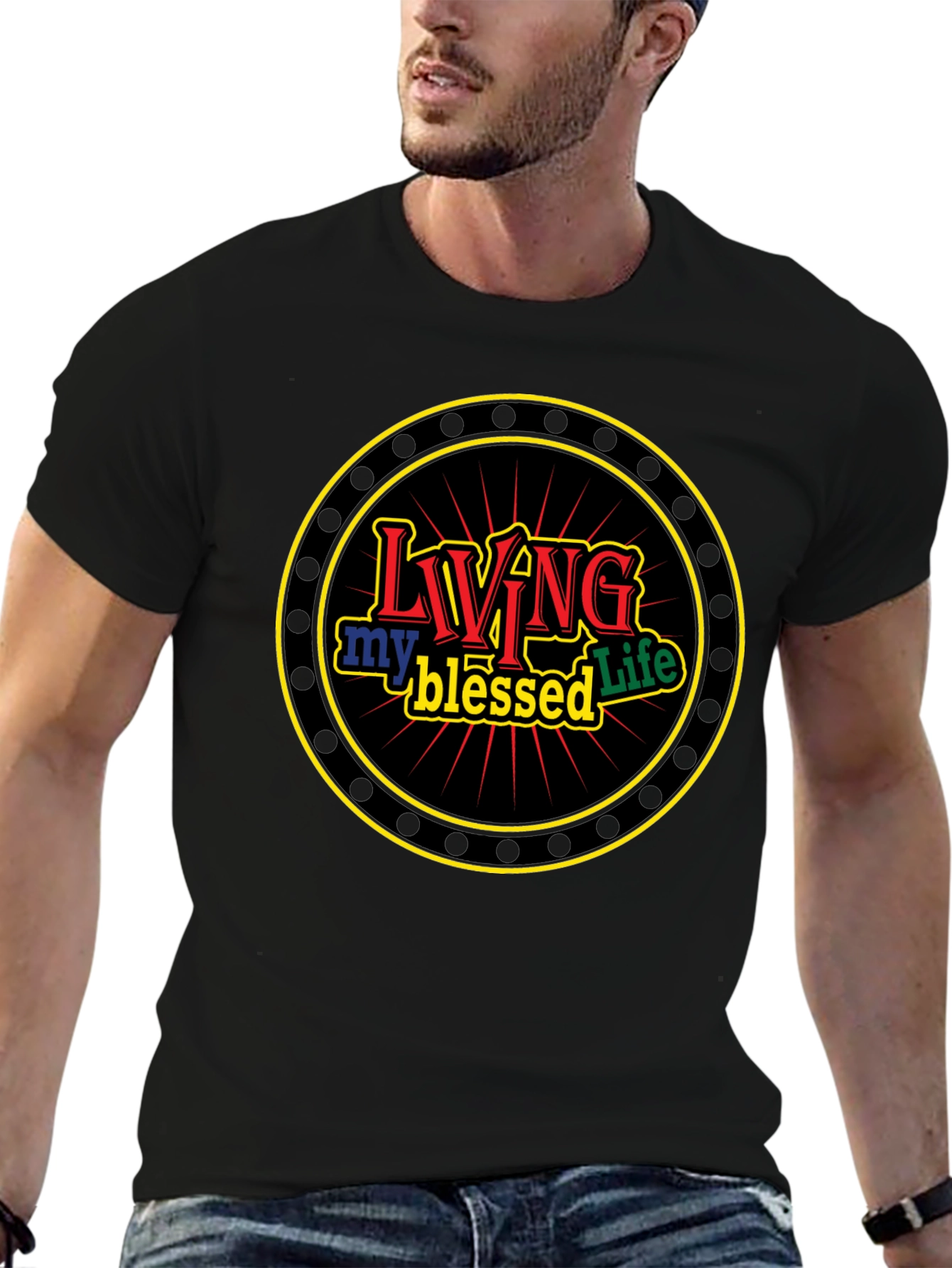 Living My Blessed Life Graphic T-Shirt