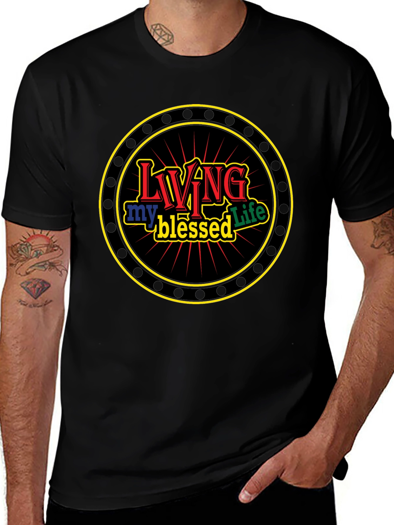 Living My Blessed Life Graphic T-Shirt