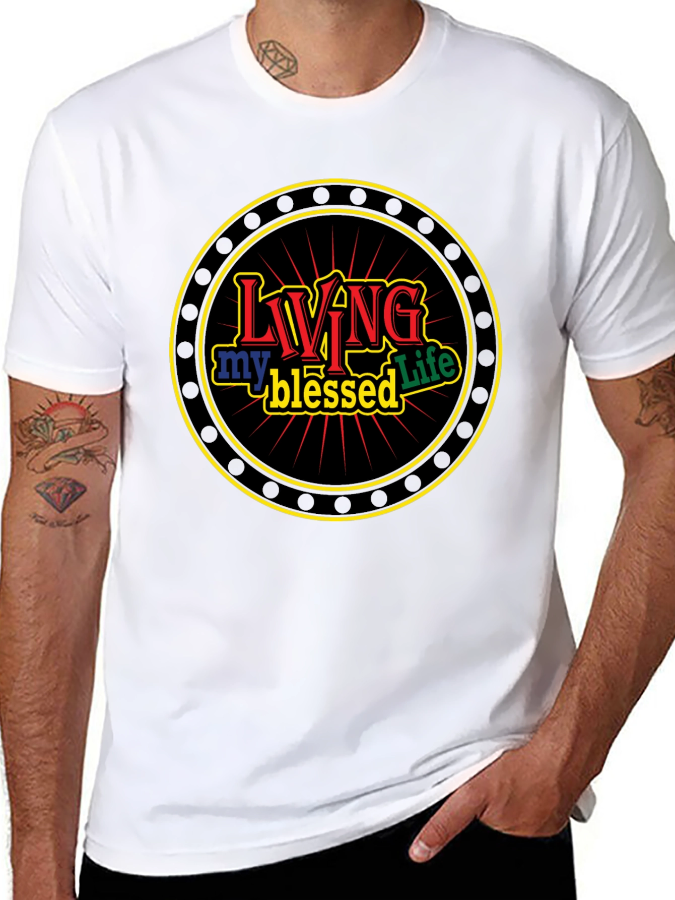 Living My Blessed Life Graphic T-Shirt