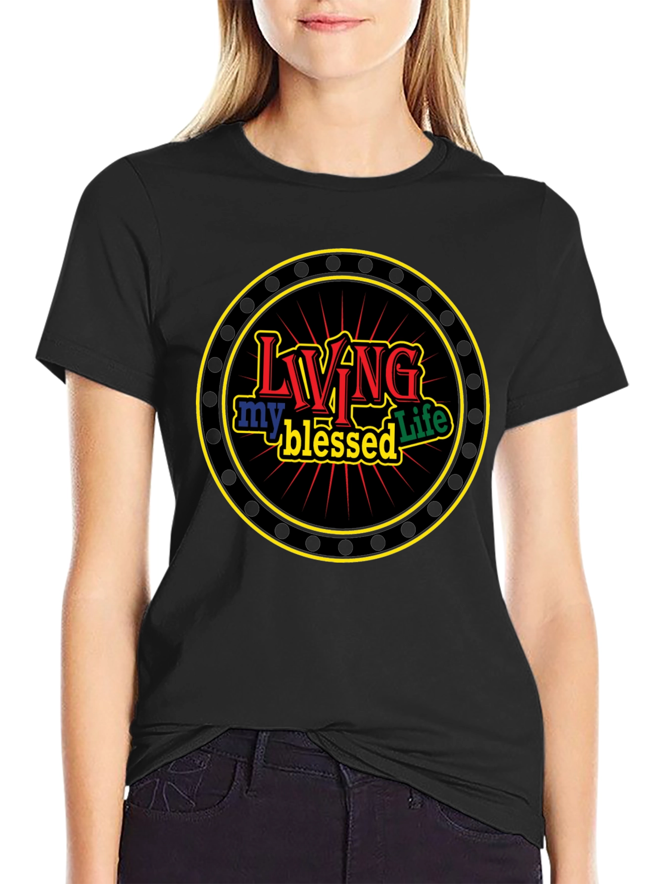 Living My Blessed Life Graphic T-Shirt