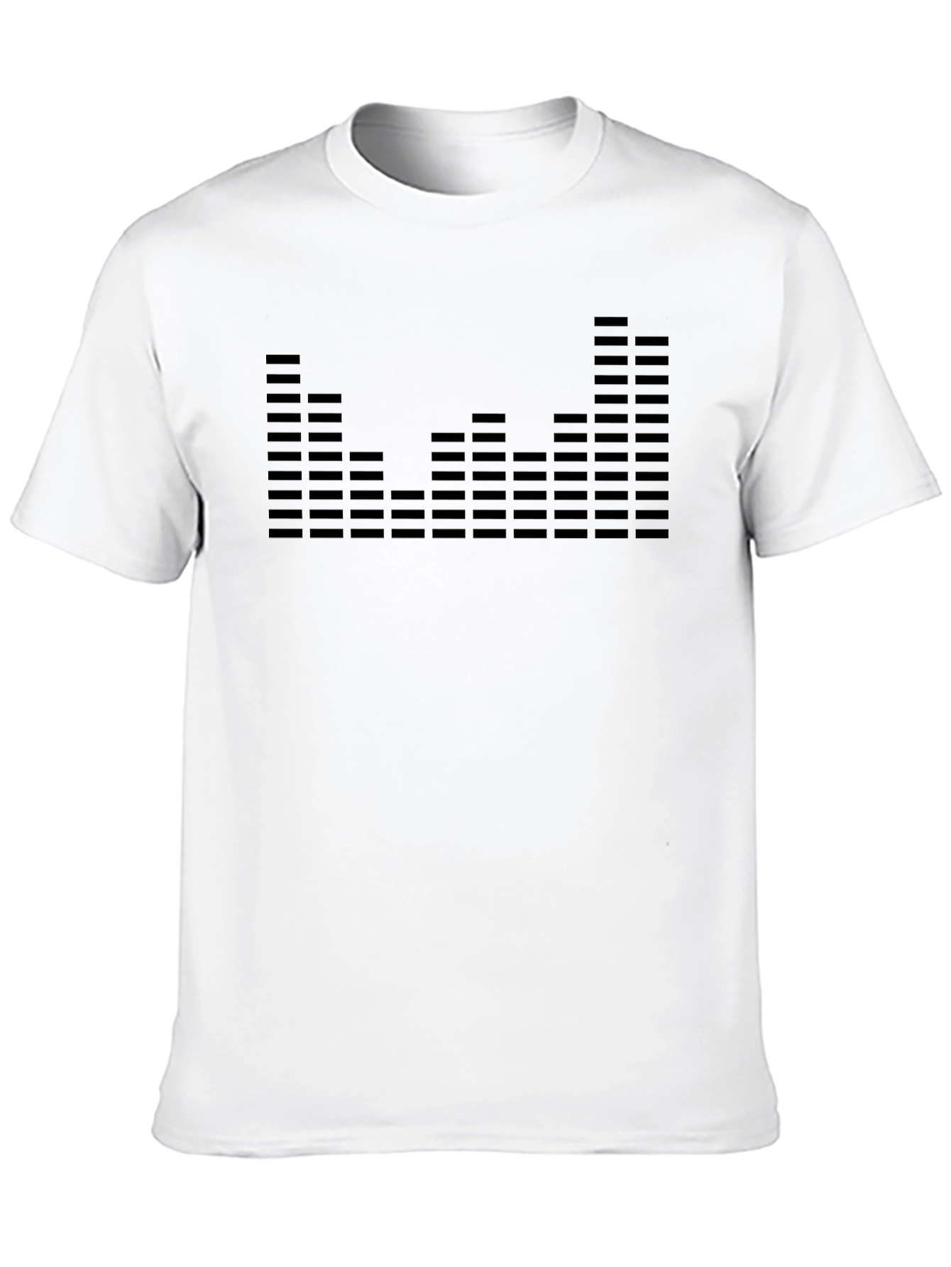 Cool Graphic Equalizer T-Shirt - Black