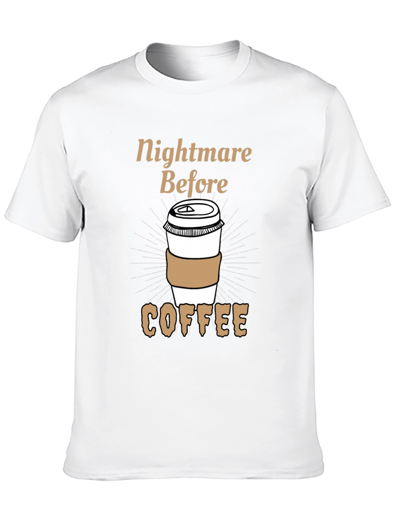 Nightmare Before Coffee Graphic T-Shirt