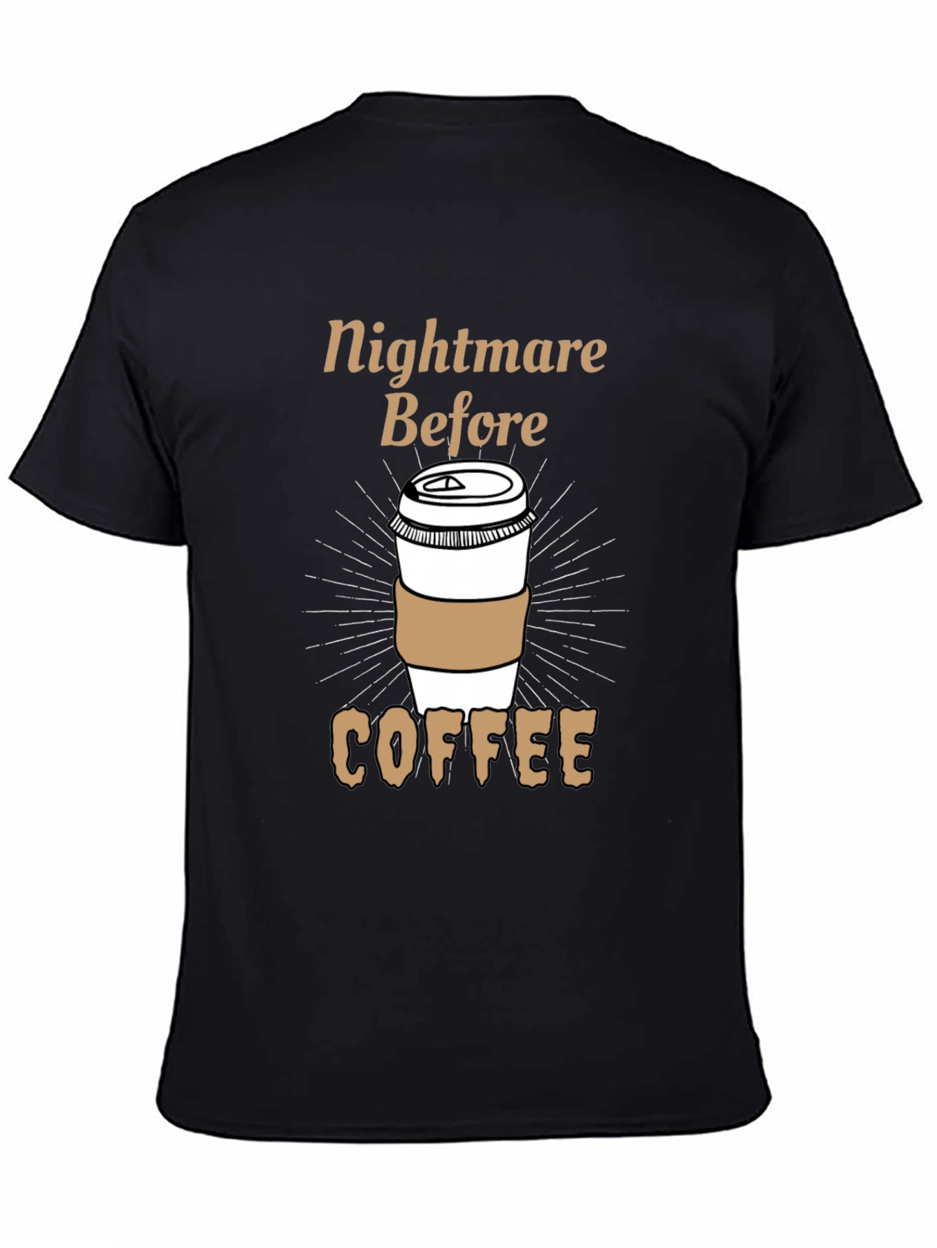 Nightmare Before Coffee Graphic T-Shirt