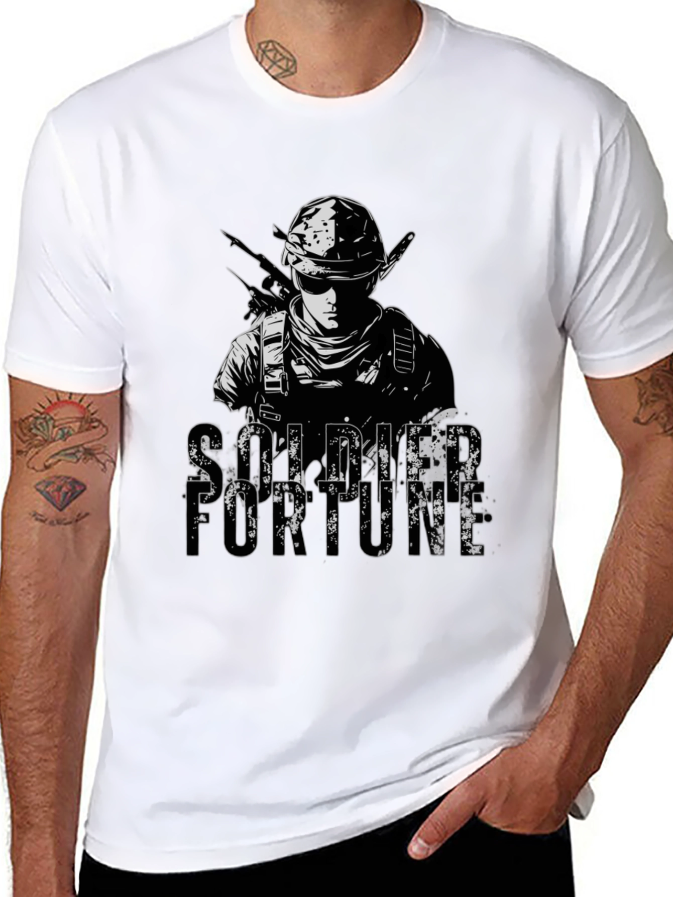 Soldier Fortune T-Shirt - Military Graphic Tee