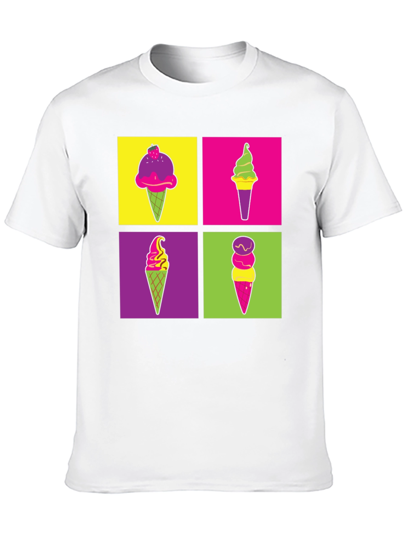 Ice Cream Pop Art T-Shirt