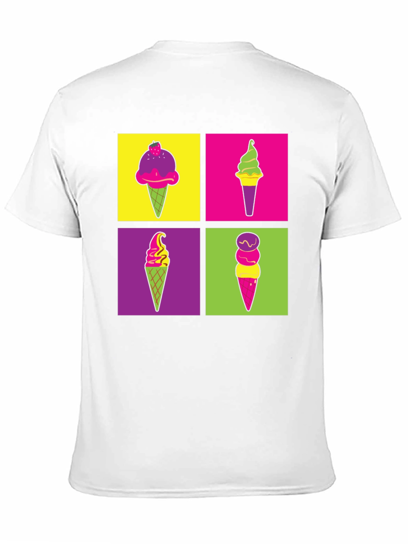 Ice Cream Pop Art T-Shirt