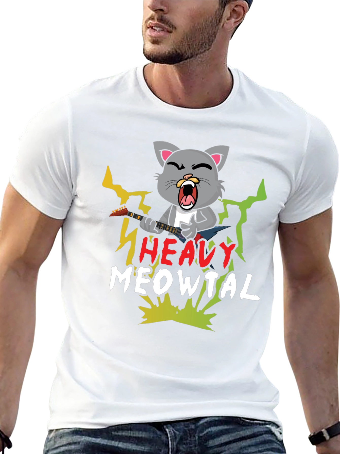 Heavy Meowtal T-Shirt