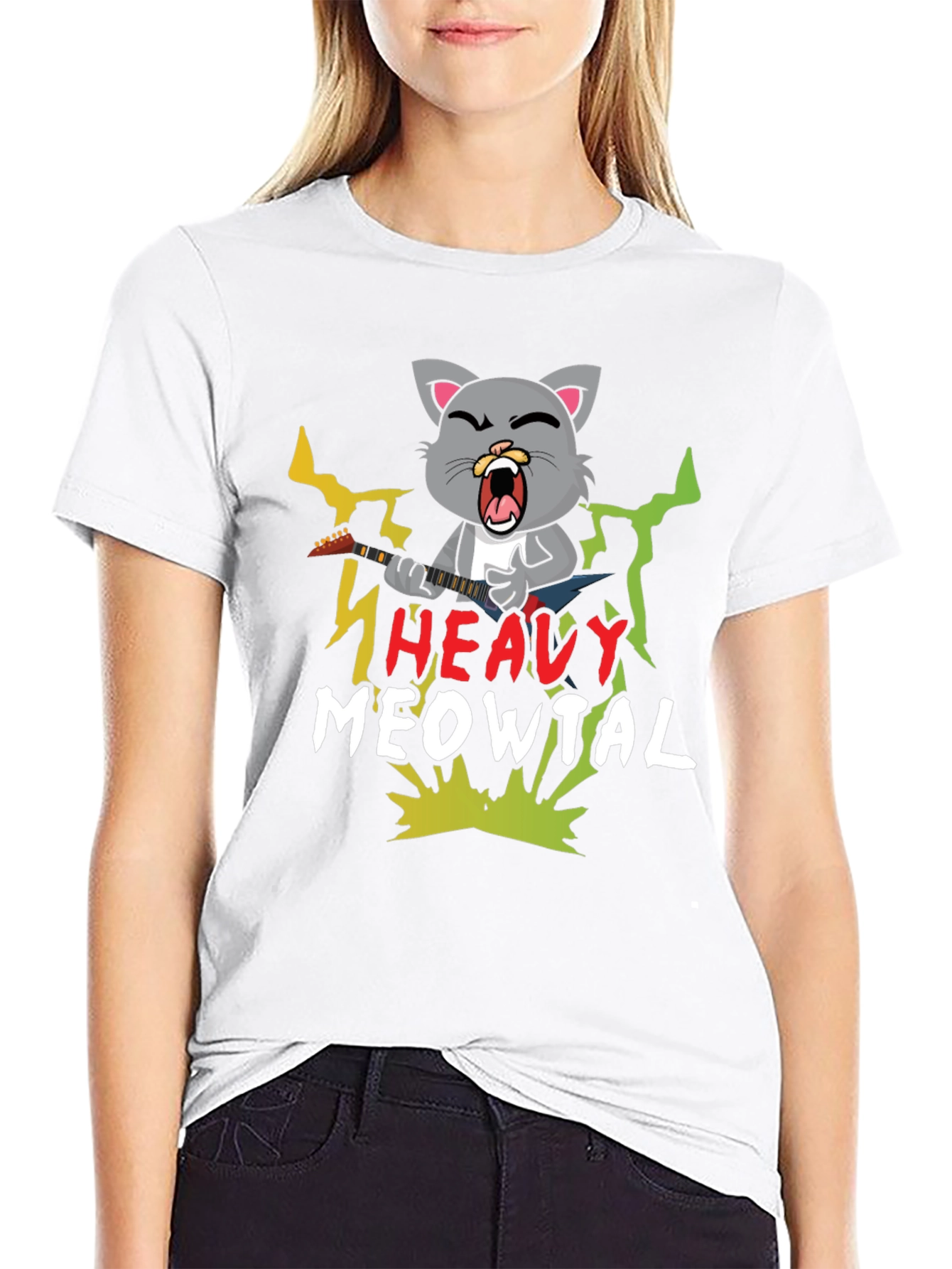 Heavy Meowtal T-Shirt
