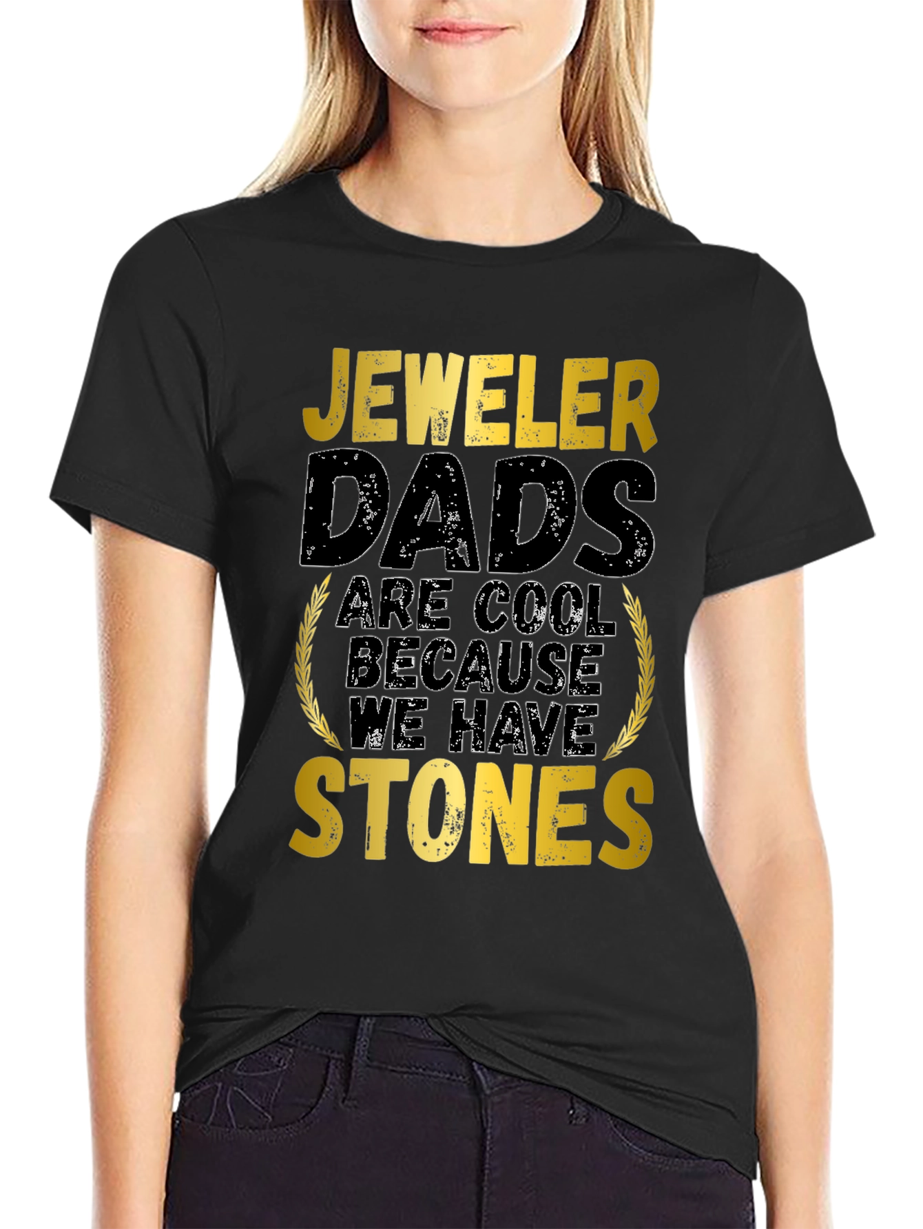 Jeweler Dad Graphic Tee - Cool Dads Have Stones!