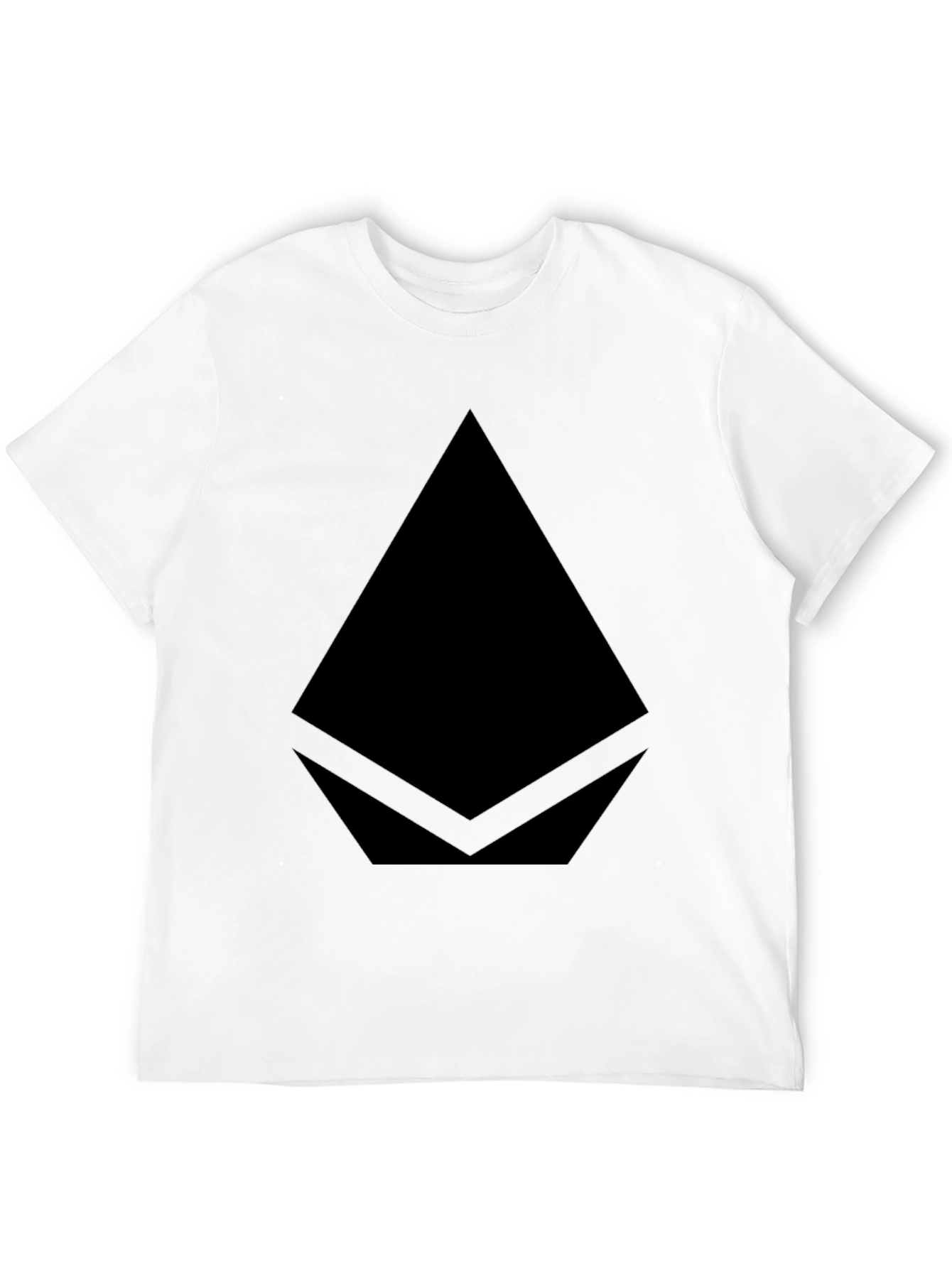 Ethereum Logo Black T-Shirt - Crypto Fashion