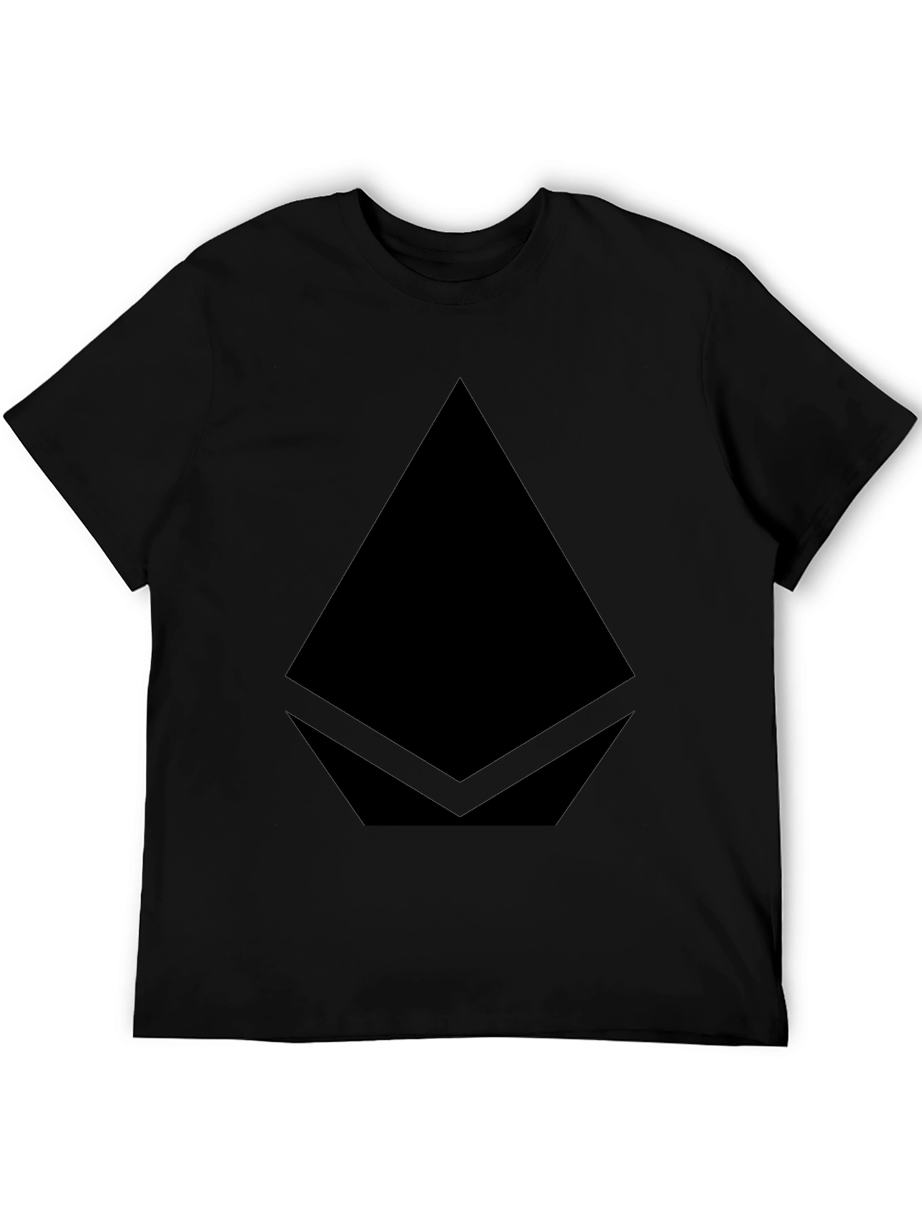 Ethereum Logo Black T-Shirt - Crypto Fashion