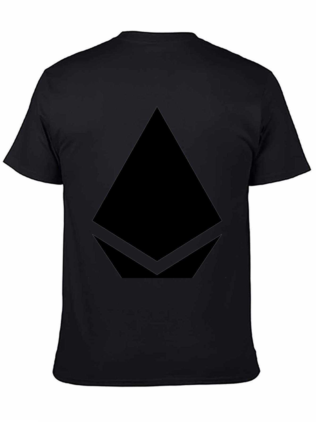Ethereum Logo Black T-Shirt - Crypto Fashion
