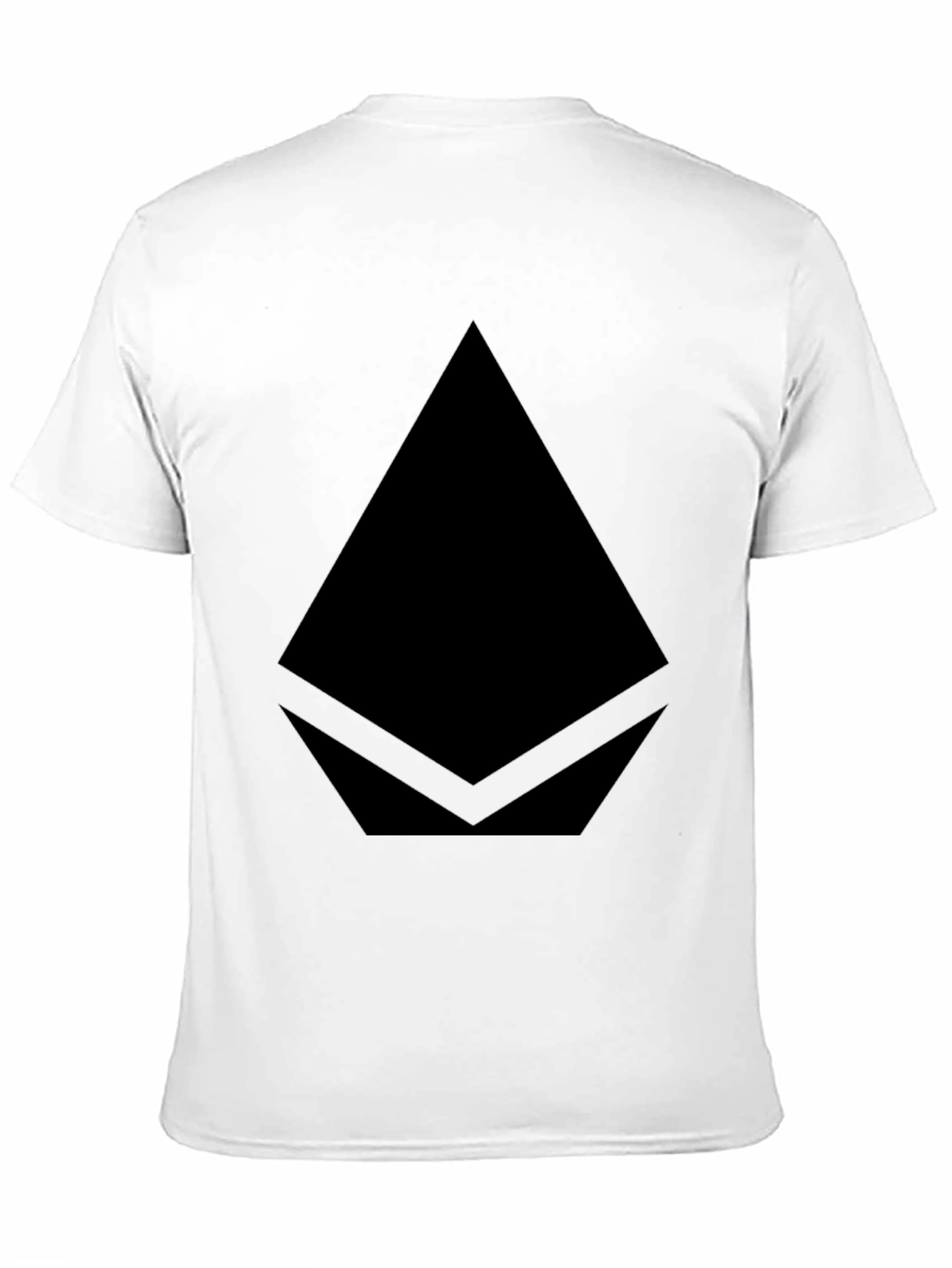 Ethereum Logo Black T-Shirt - Crypto Fashion