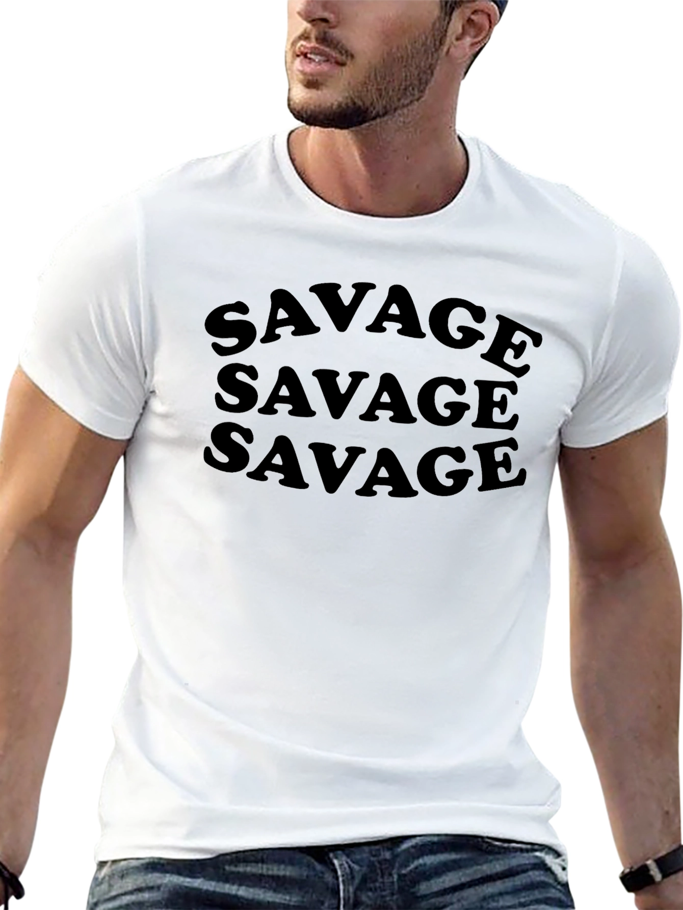 Savage Graphic Tee - Trendy Statement Shirt