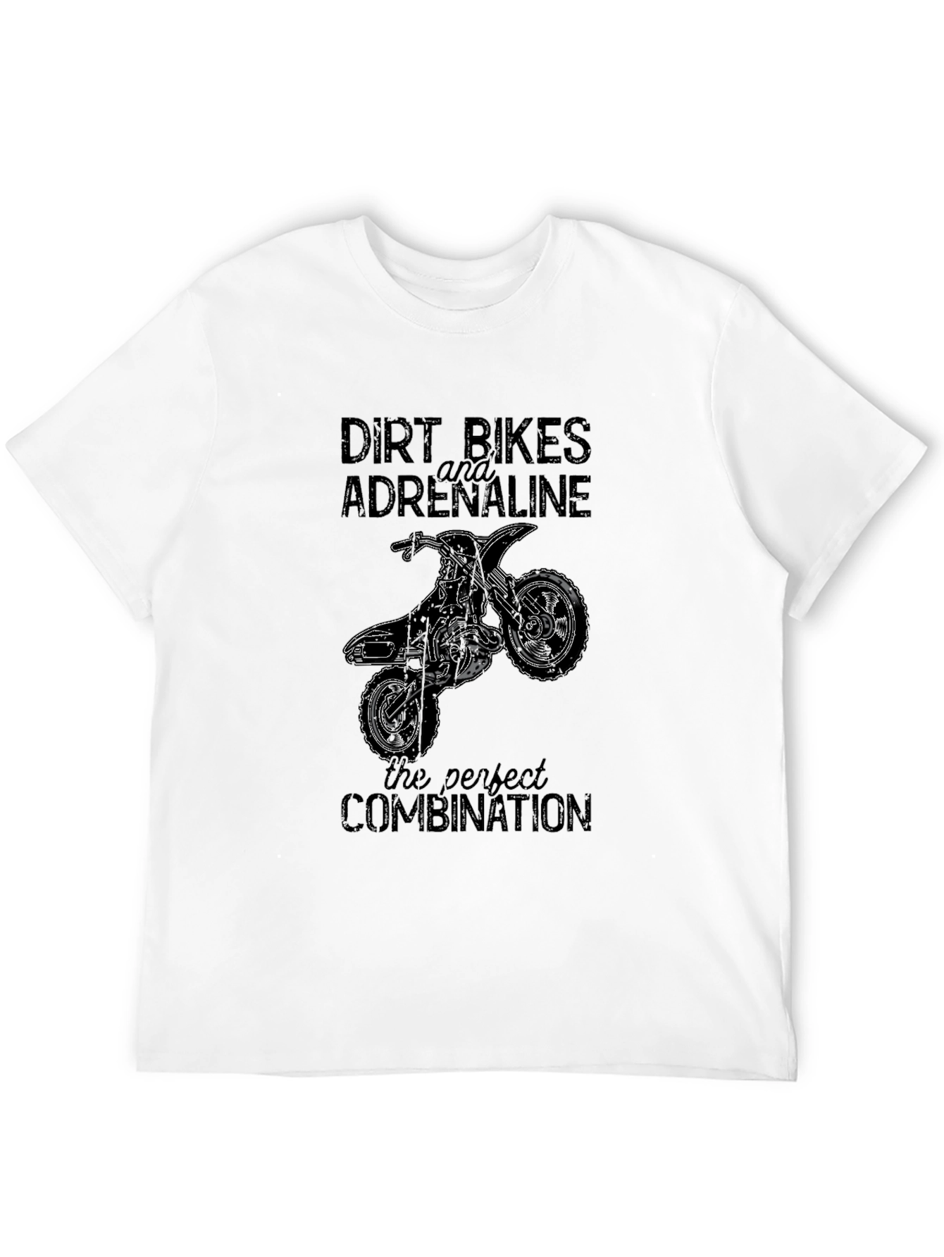 Dirt Bikes Adrenaline Graphic Tee - Black