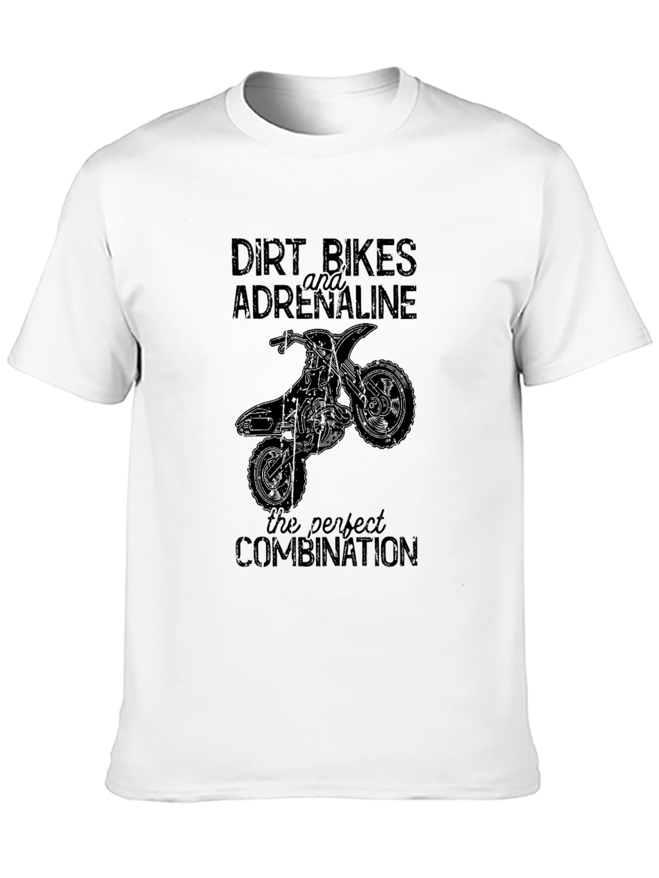 Dirt Bikes Adrenaline Graphic Tee - Black