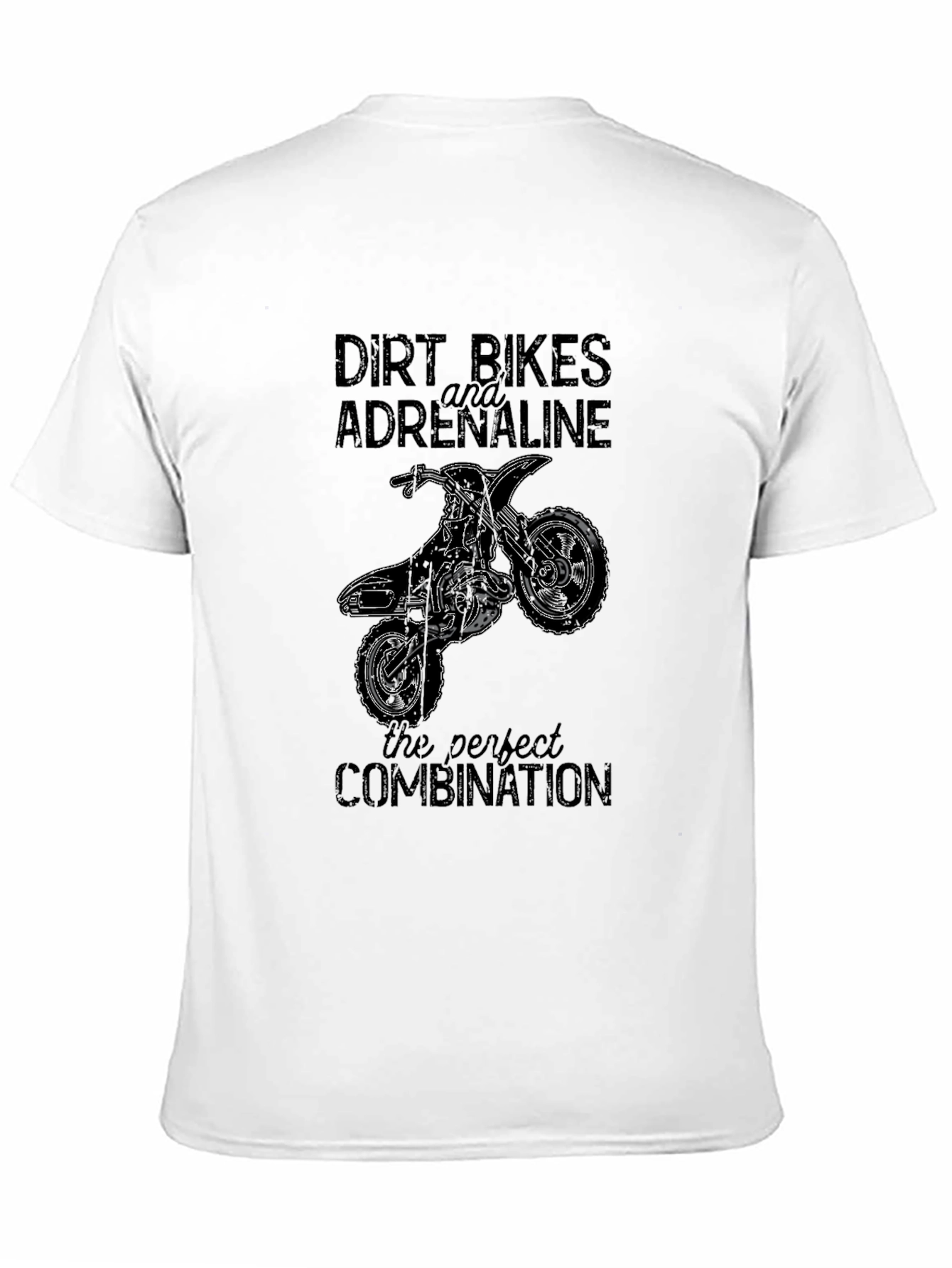 Dirt Bikes Adrenaline Graphic Tee - Black