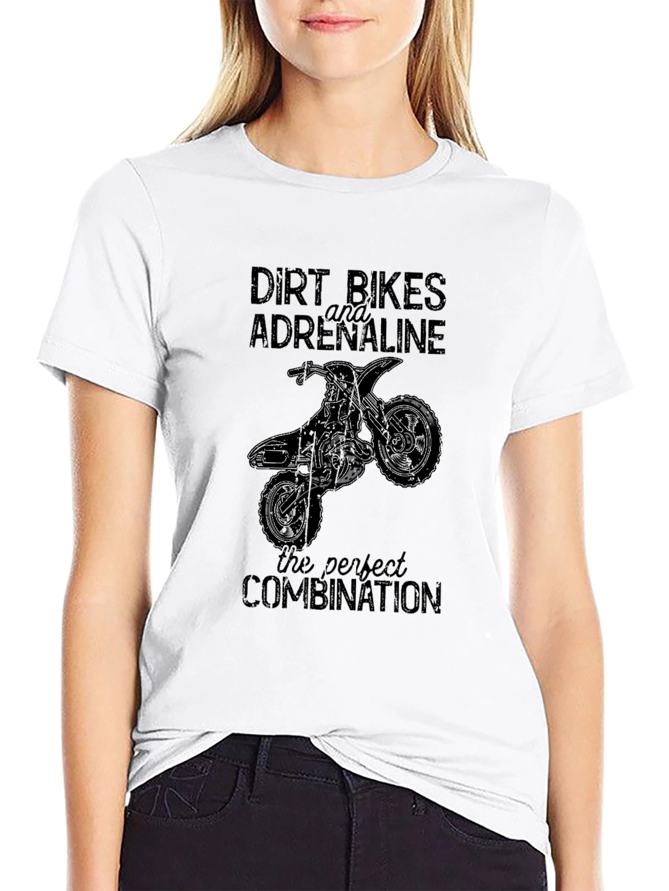 Dirt Bikes Adrenaline Graphic Tee - Black