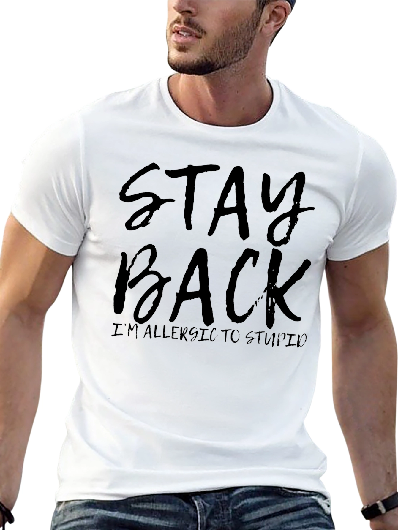Stay Back Sarcastic Graphic Tee