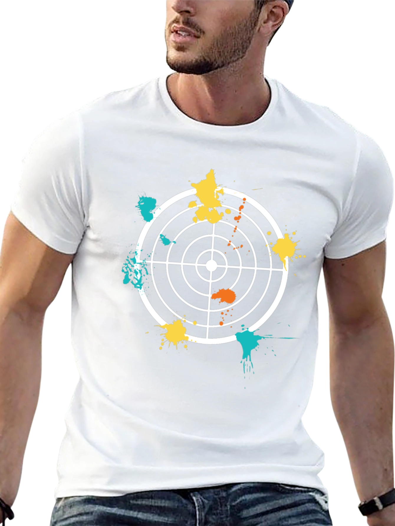 Target Splatter Tee - Trendy Graphic T-Shirt