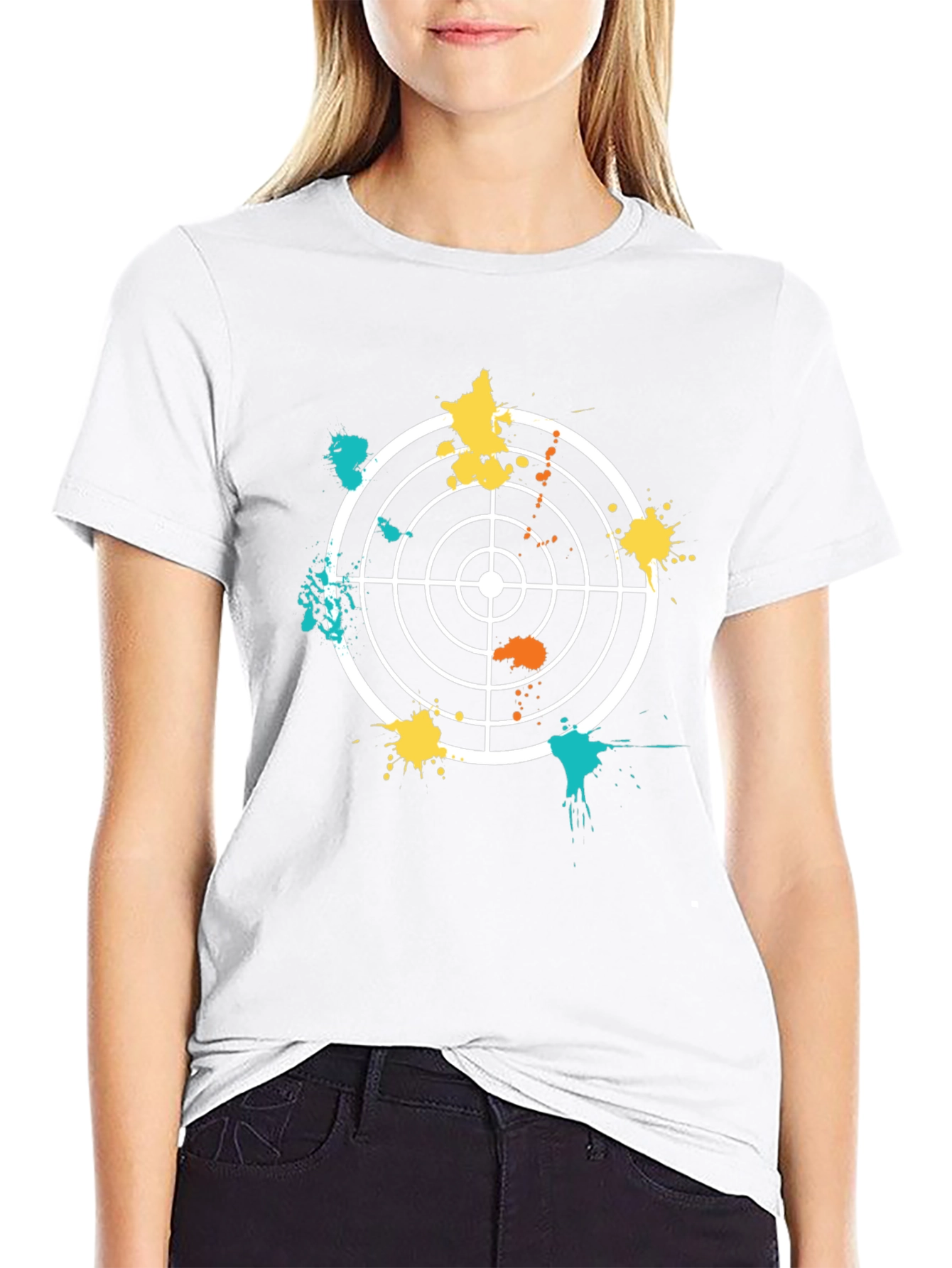 Target Splatter Tee - Trendy Graphic T-Shirt