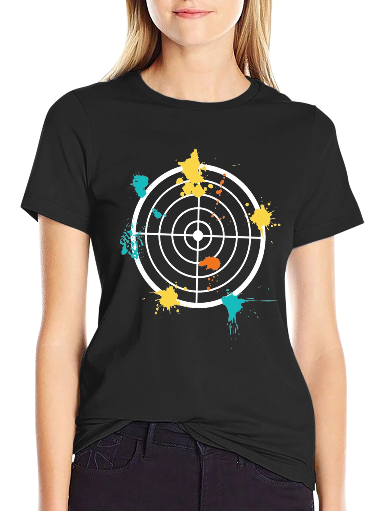 Target Splatter Tee - Trendy Graphic T-Shirt
