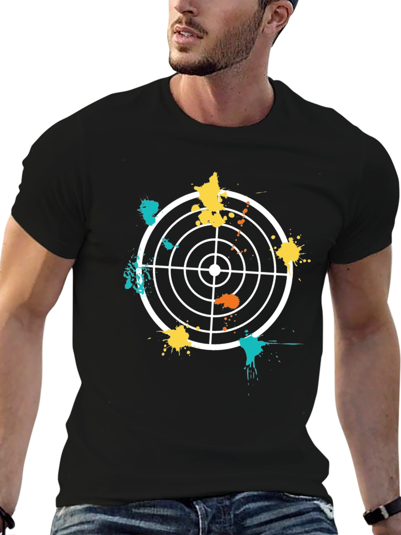 Target Splatter Tee - Trendy Graphic T-Shirt