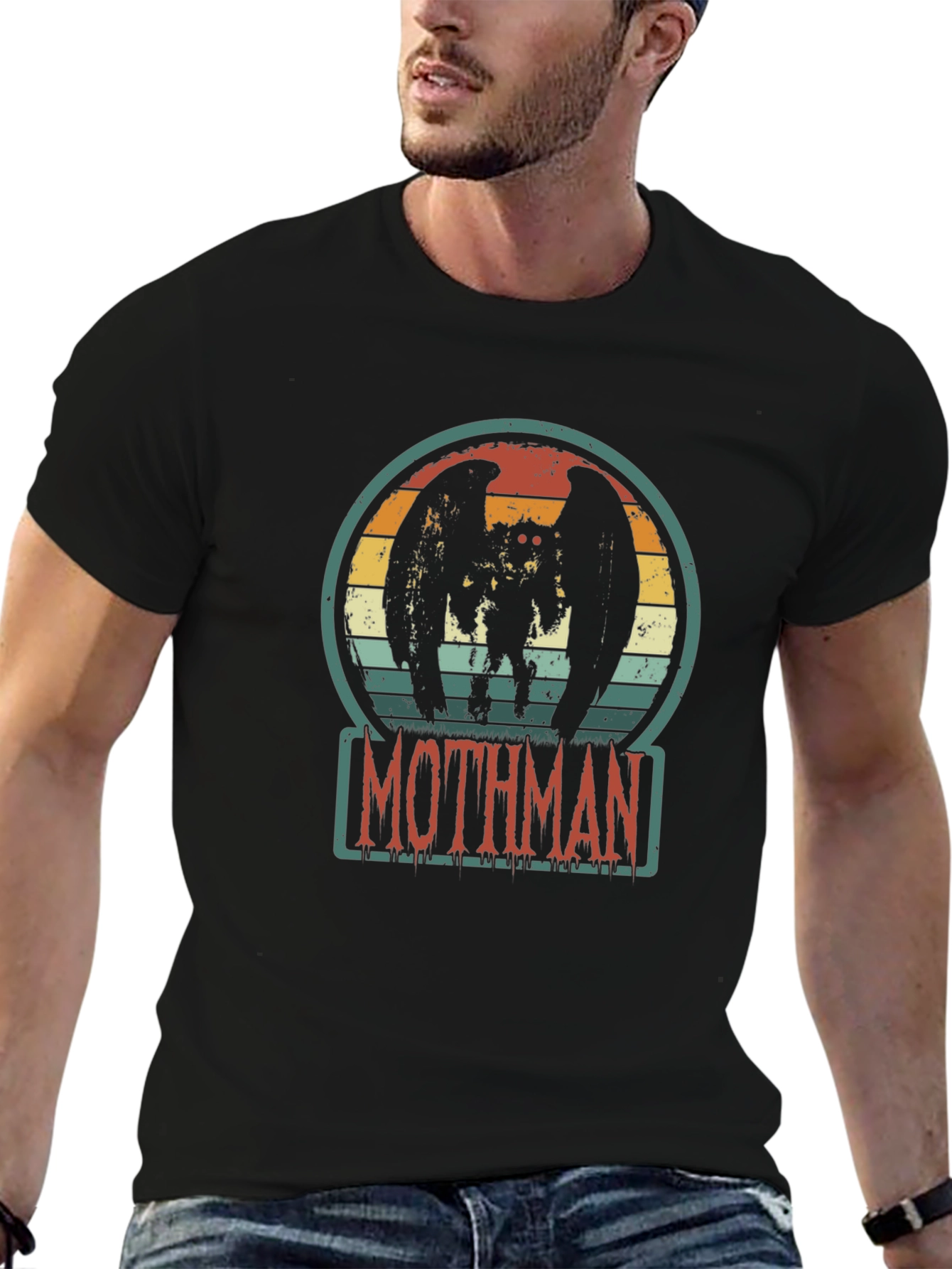 Mothman T-Shirt Cryptid Retro Style