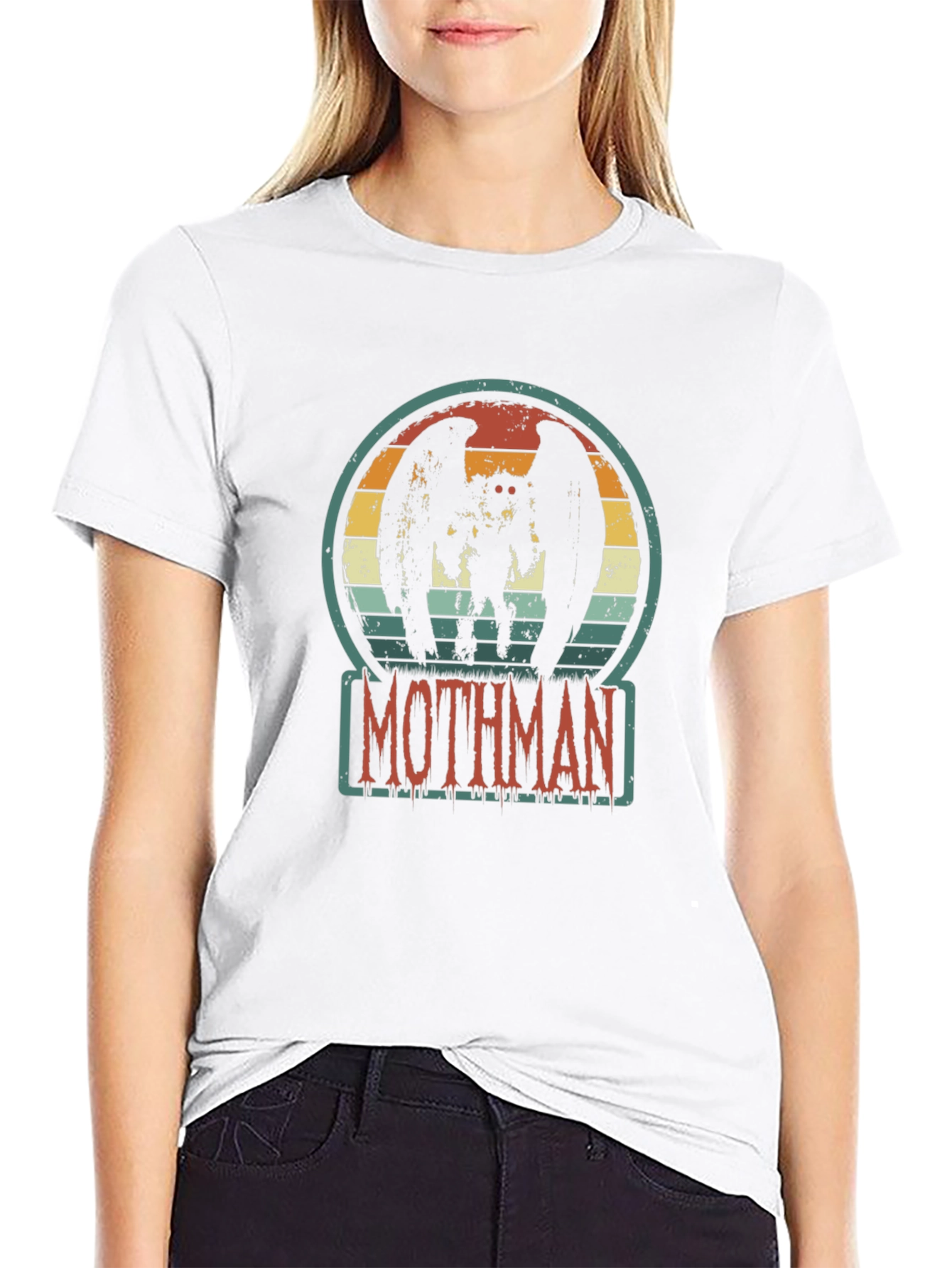 Mothman T-Shirt Cryptid Retro Style