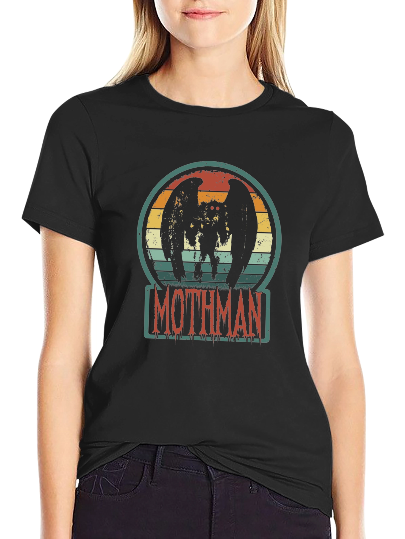 Mothman T-Shirt Cryptid Retro Style