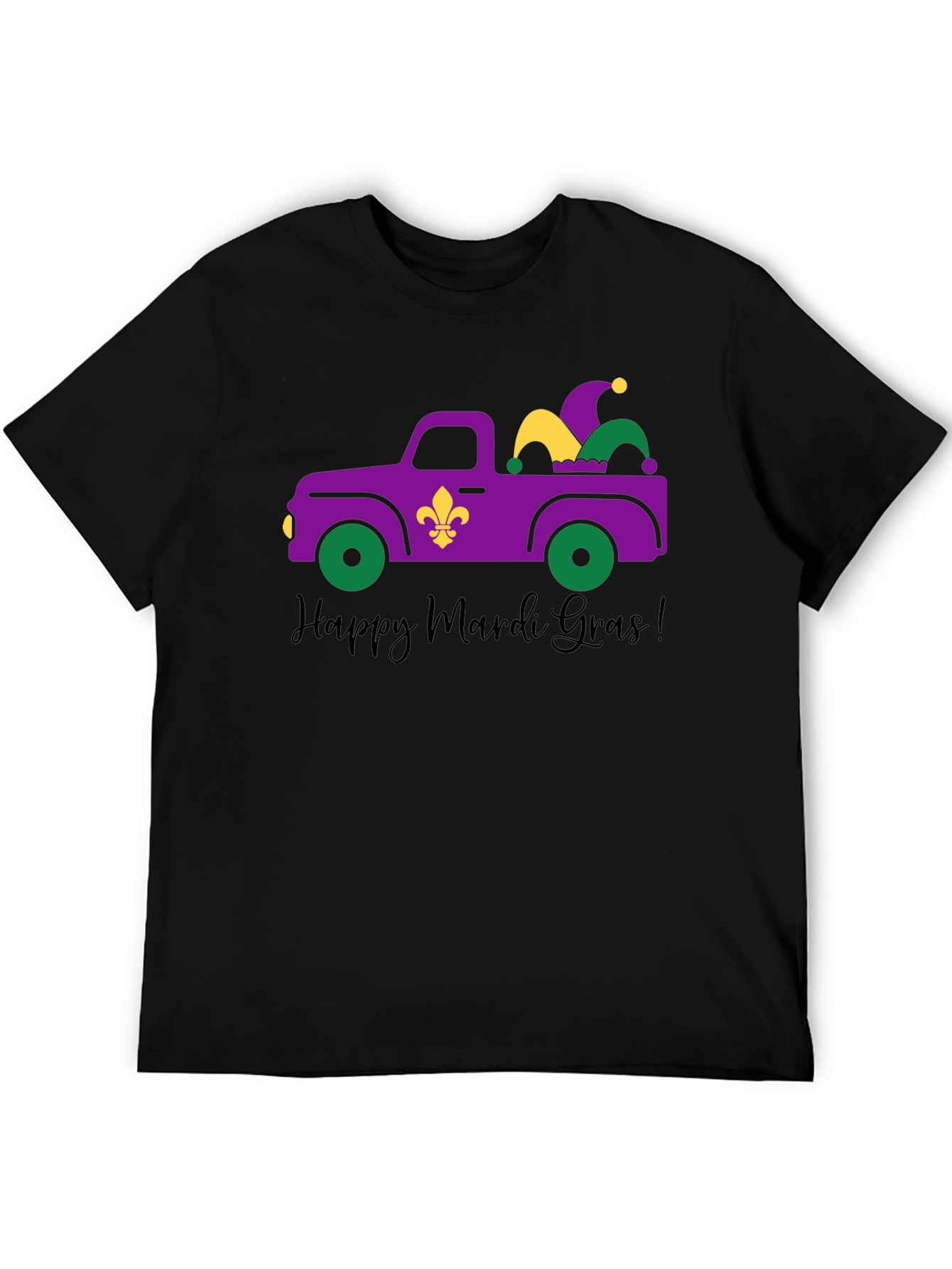 Mardi Gras Truck T-Shirt - Happy Mardi Gras