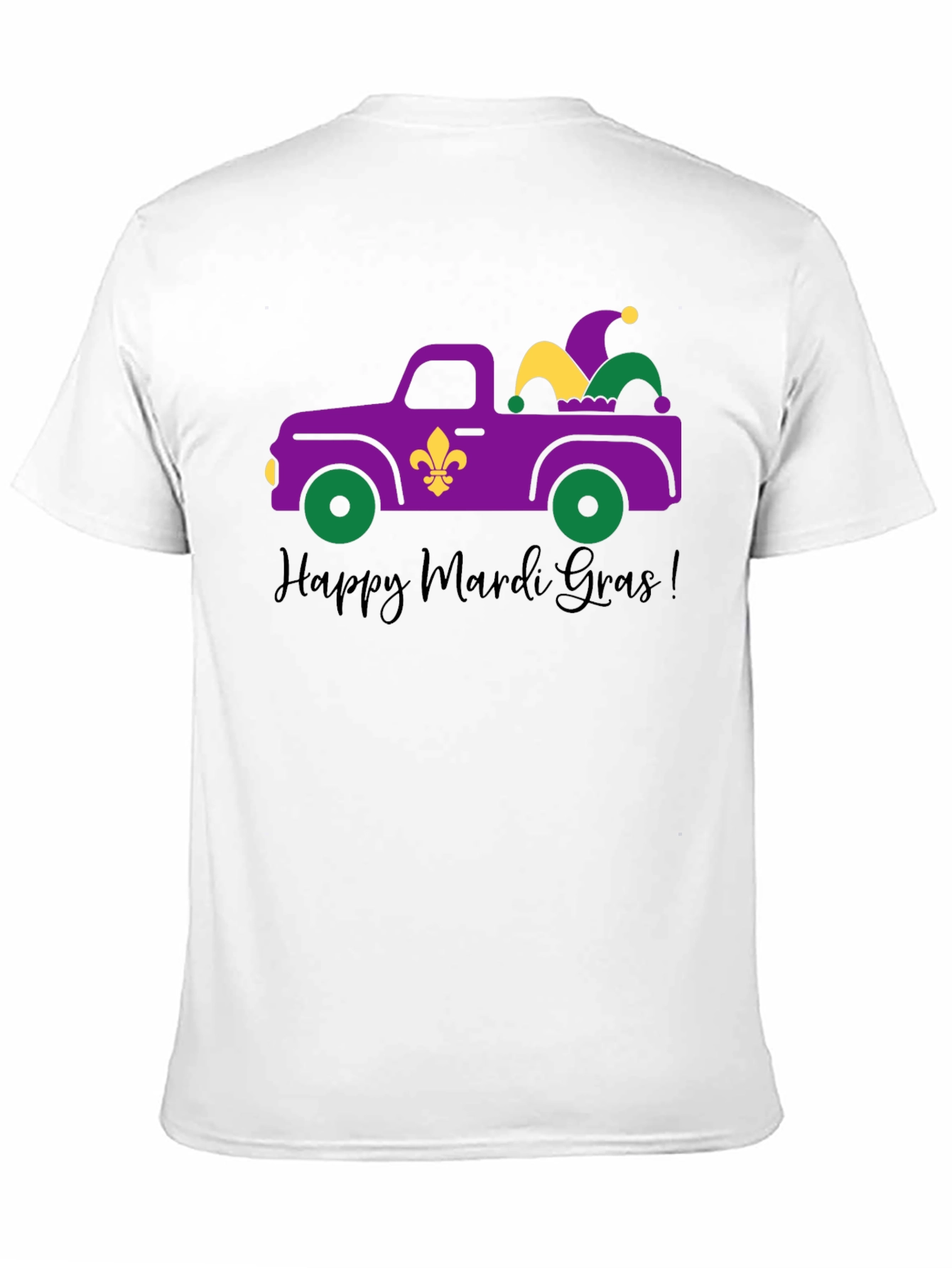 Mardi Gras Truck T-Shirt - Happy Mardi Gras