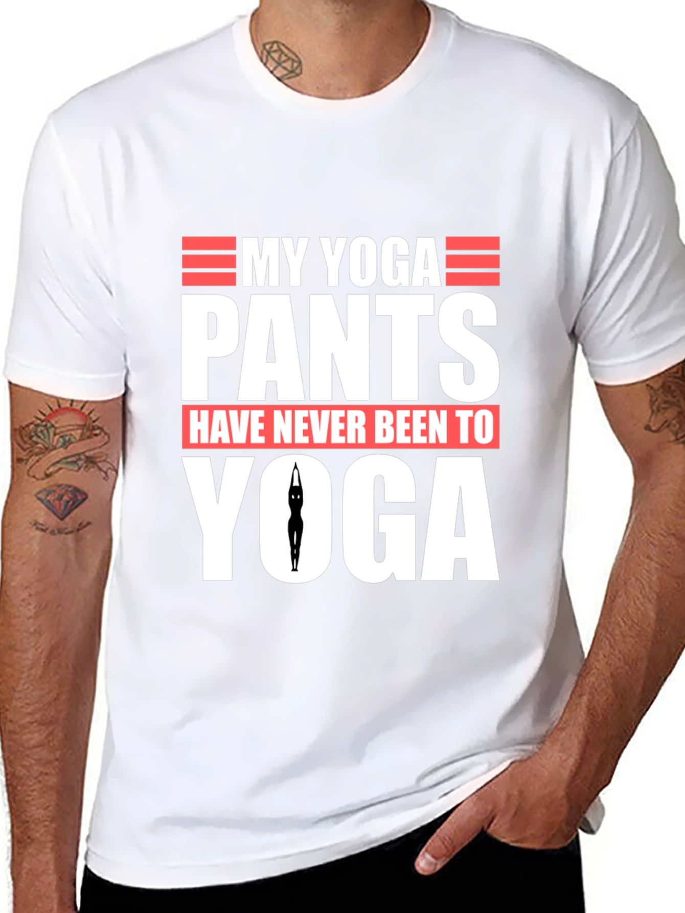 My Yoga Pants T-Shirt - Funny Graphic Tee