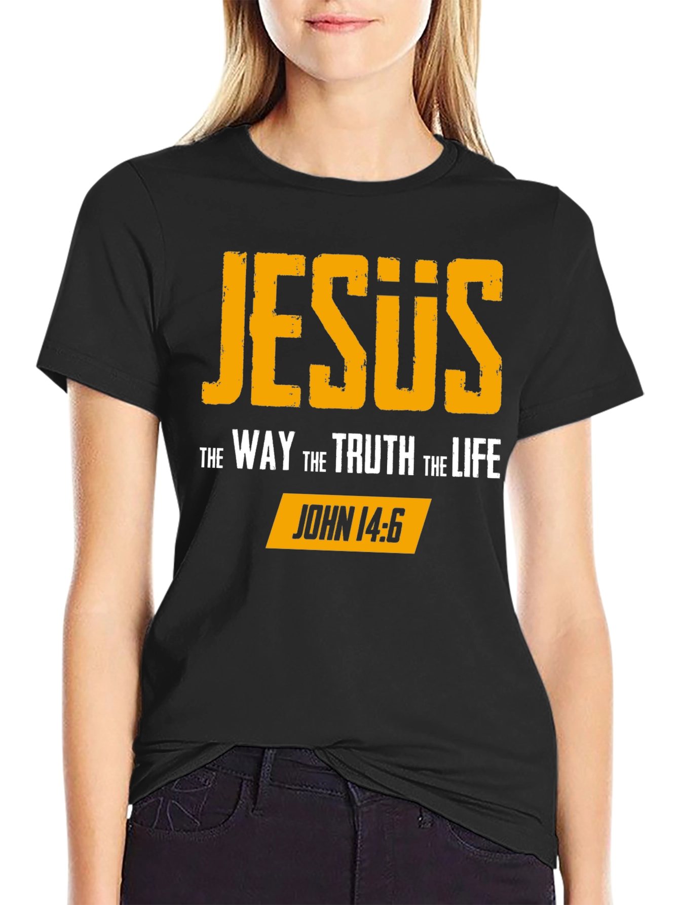 Jesus The Way Truth Life John 14:6 T-Shirt