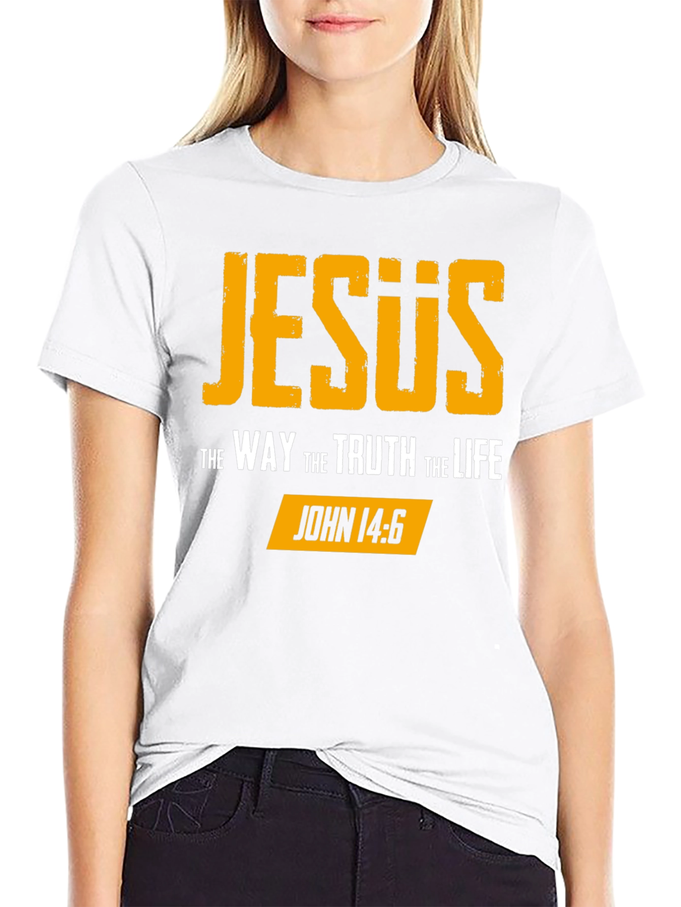Jesus The Way Truth Life John 14:6 T-Shirt