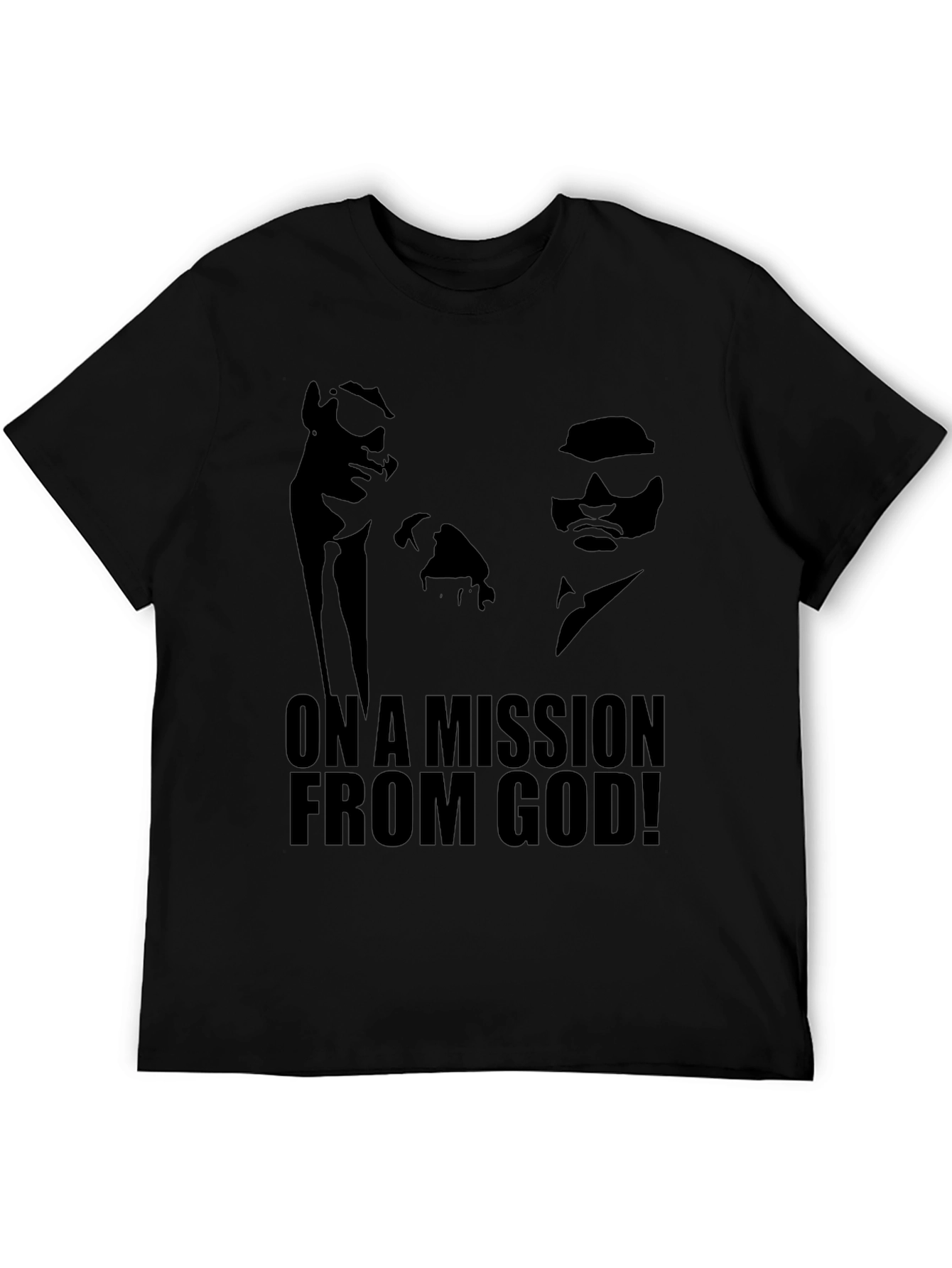 Blues Brothers On a Mission From God! Black T-Shirt